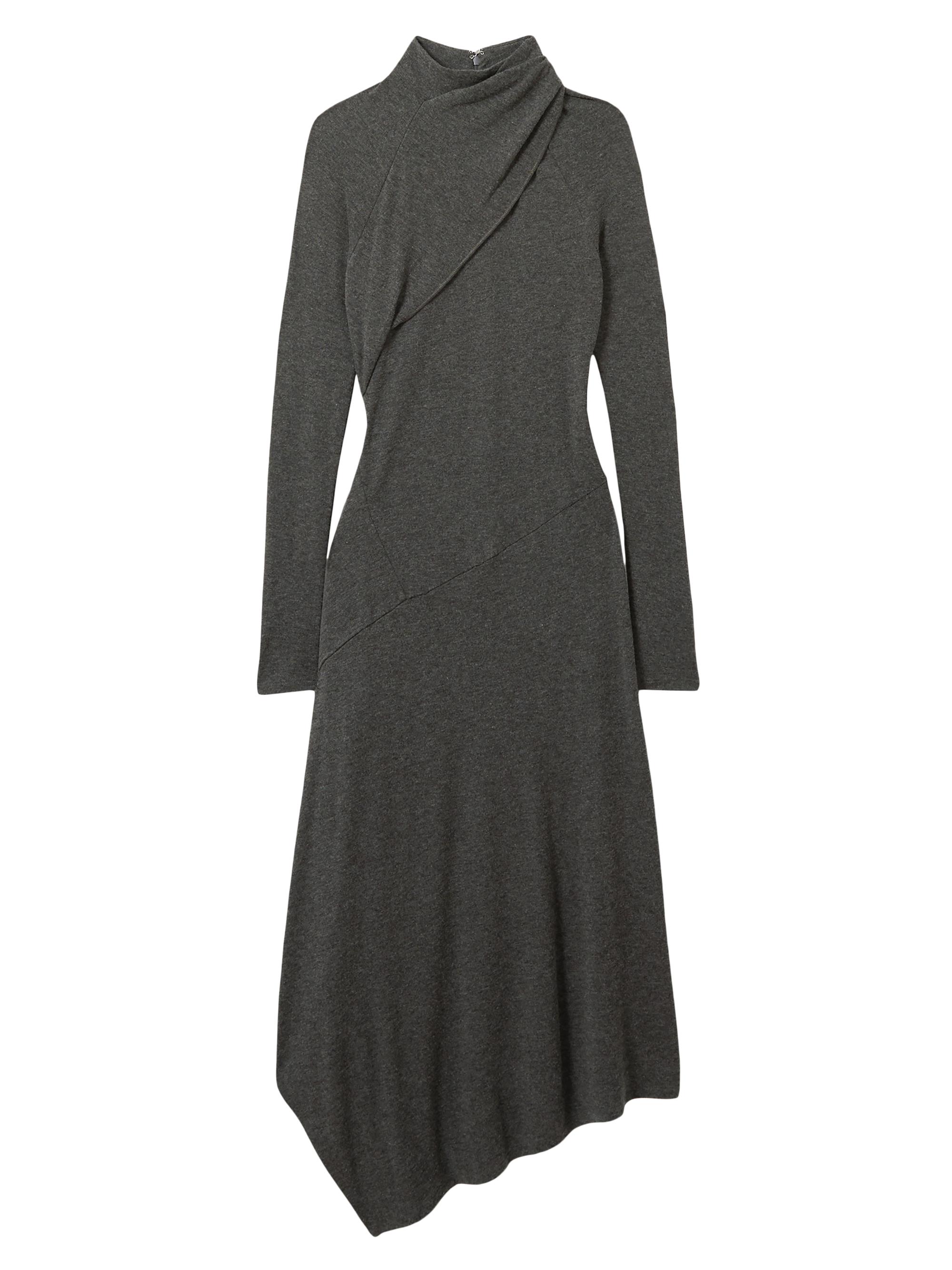 Reiss Women's Caitlyn Asymmetric Midi-Dress - Grey