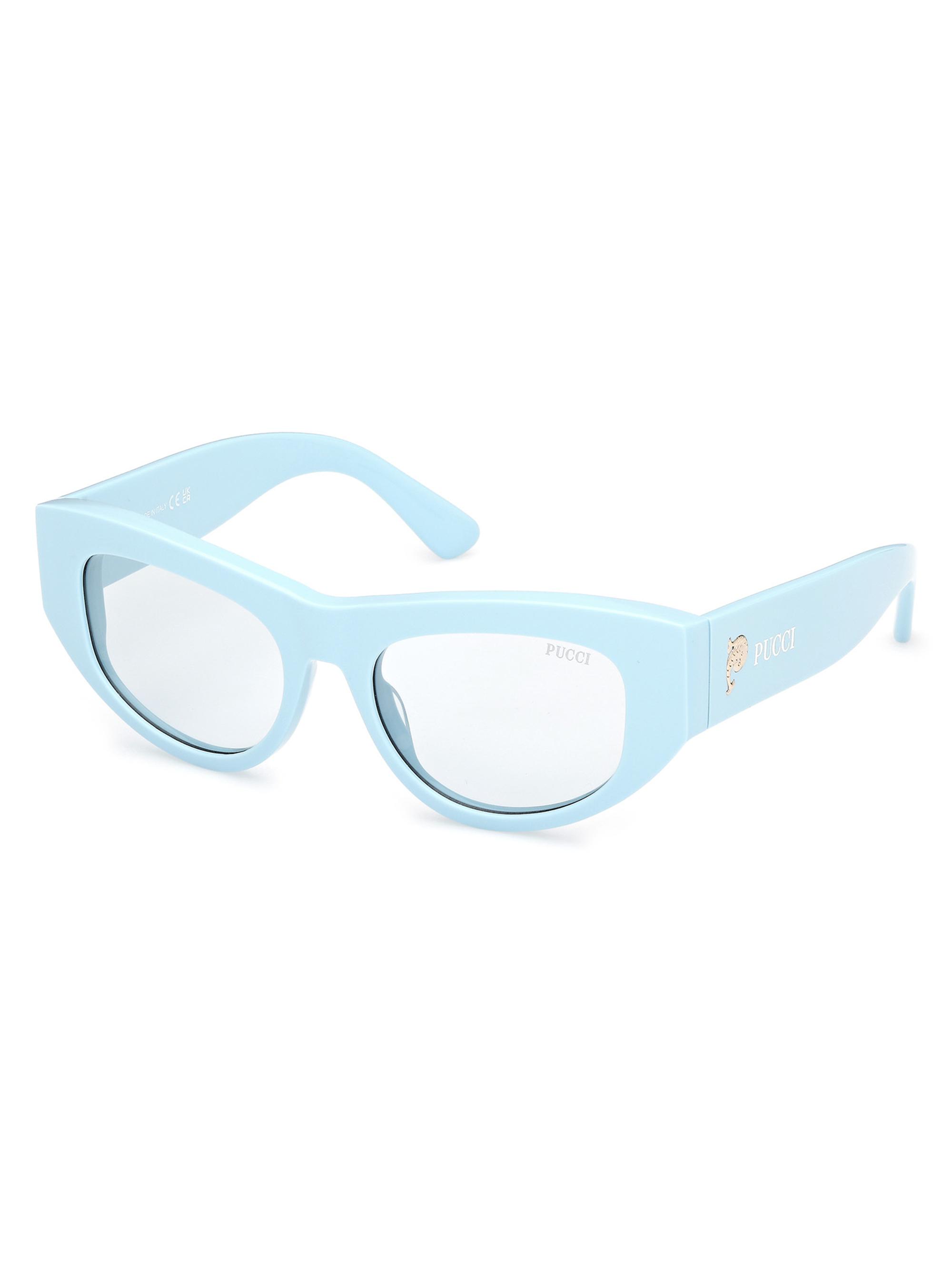 Pucci Women's Gradient 52MM Geometric Sunglasses - Sky Blue