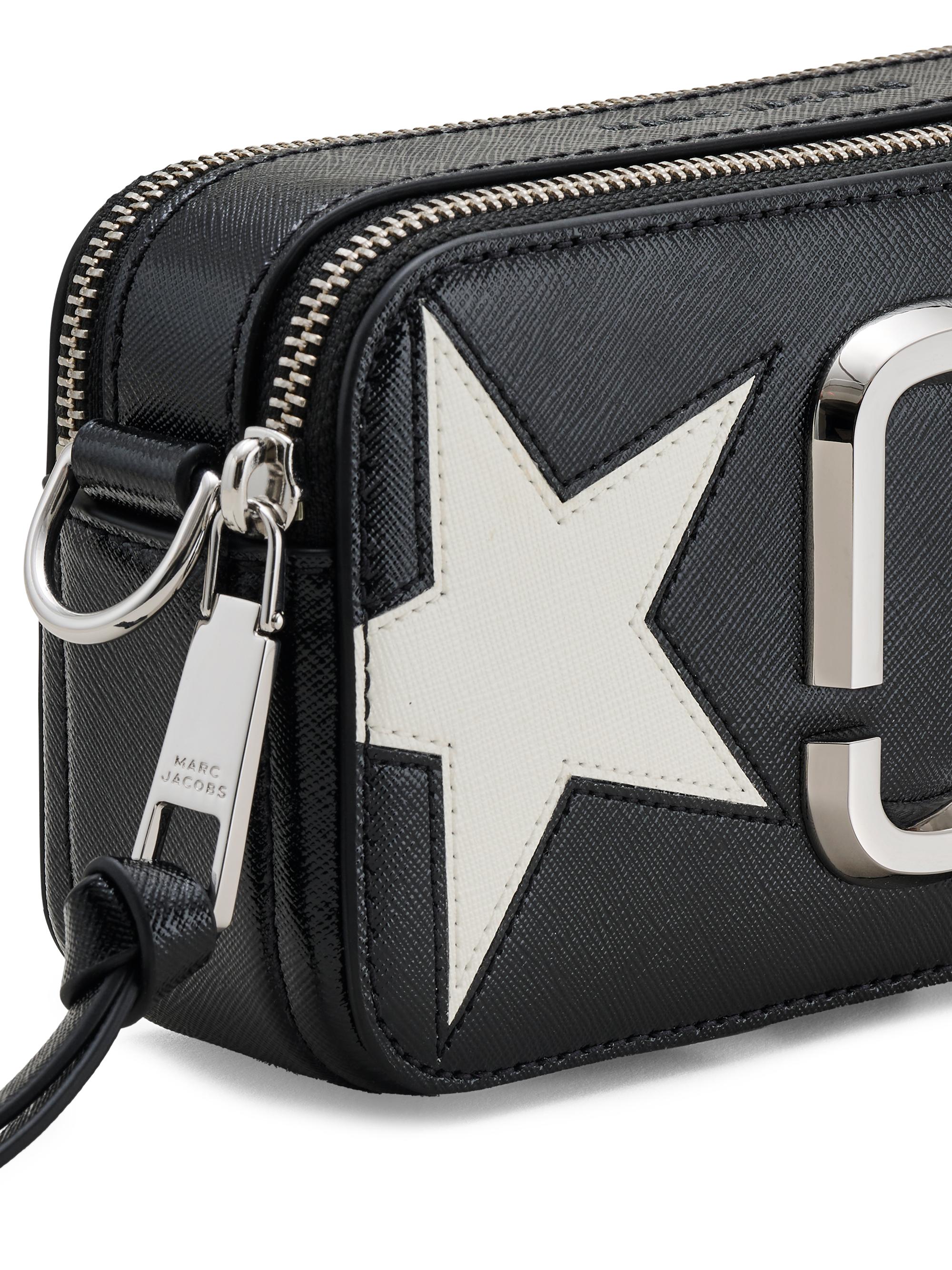 ショルダーバッグ・ポシェット MARC JACOBS THE STAR PATCHWORK LEATHER SNAPSHOT BAG Marc Jacobs The Star Patchwork Leather Snapshot Crossbody
