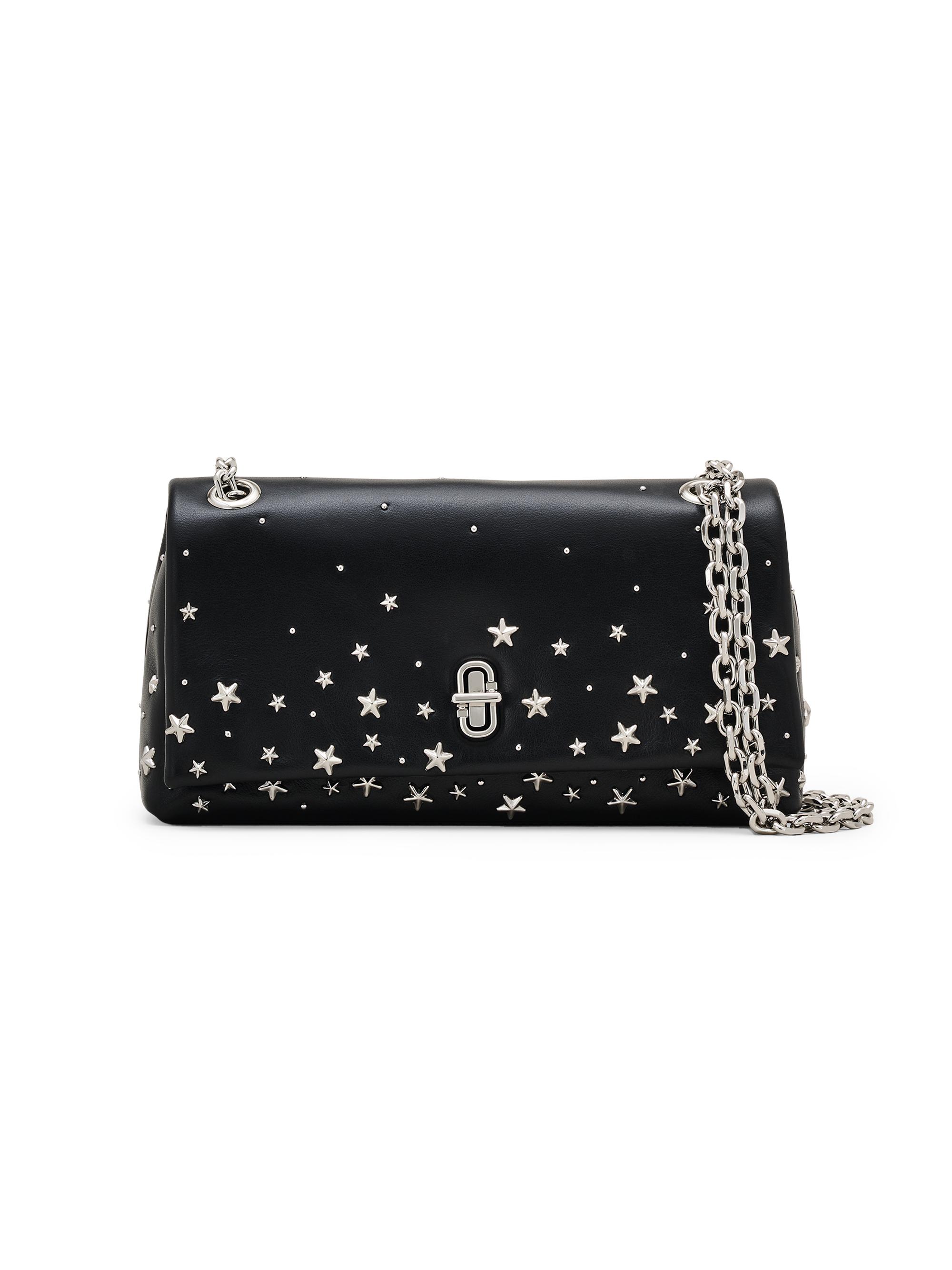 Marc Jacobs Women's The Star Studded Dual Chain Leather Wallet - Black