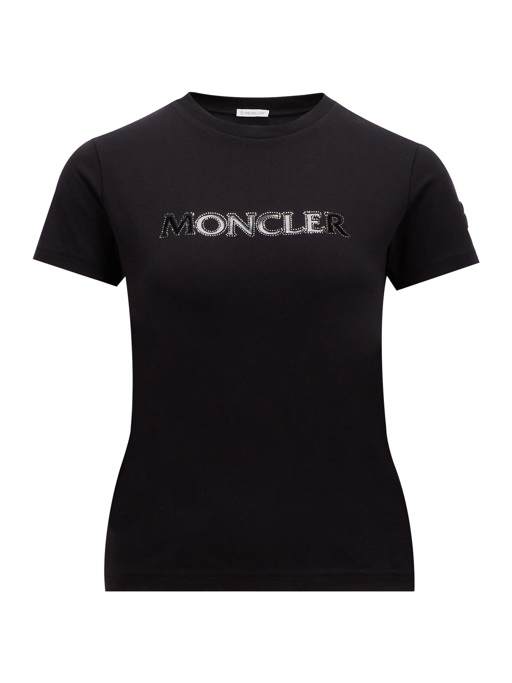 Moncler Women's Short Sleeve T-Shirt - Black