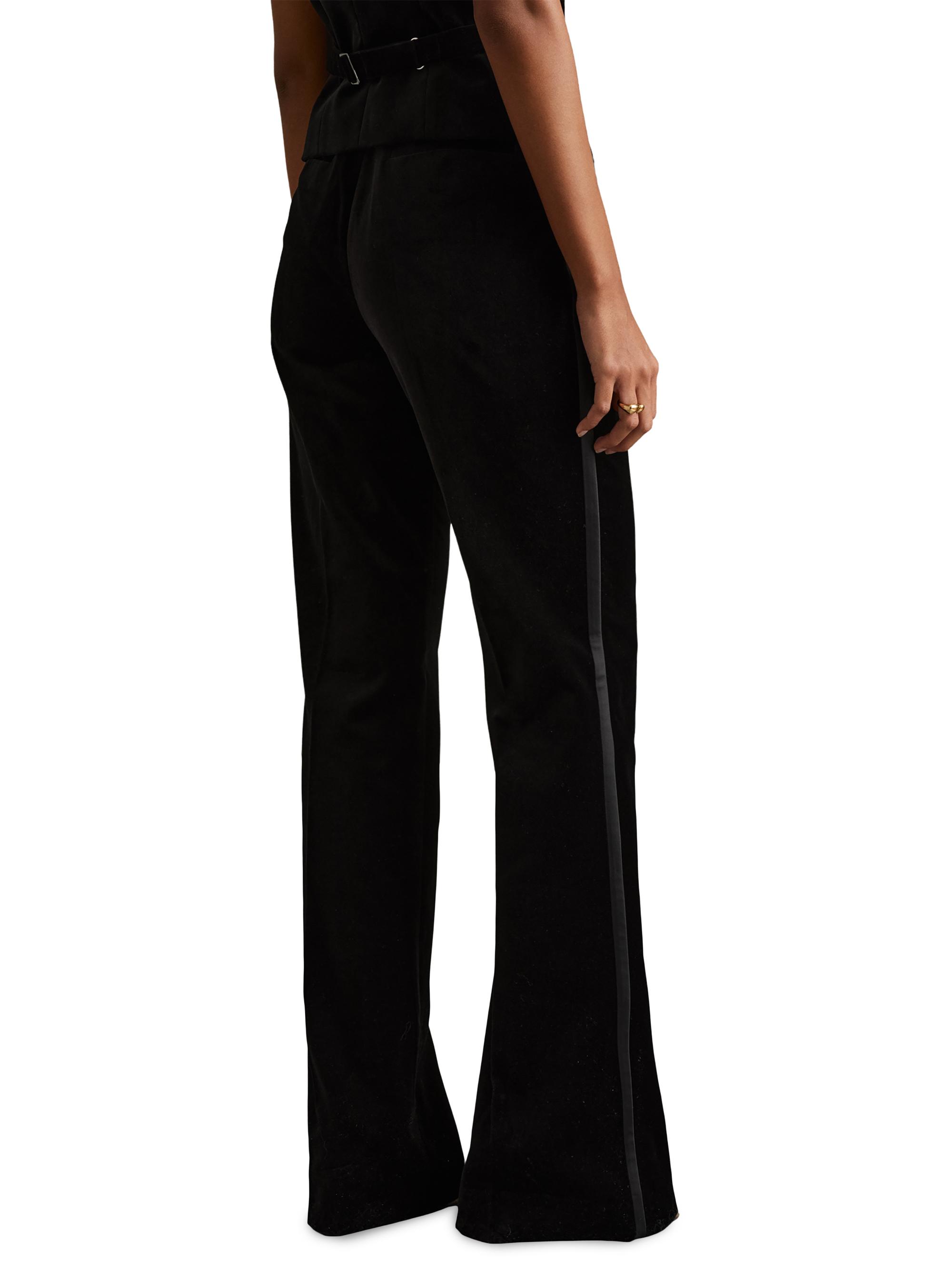 Reiss Parisa Velvet Tuxedo Pants | Saks Fifth Avenue