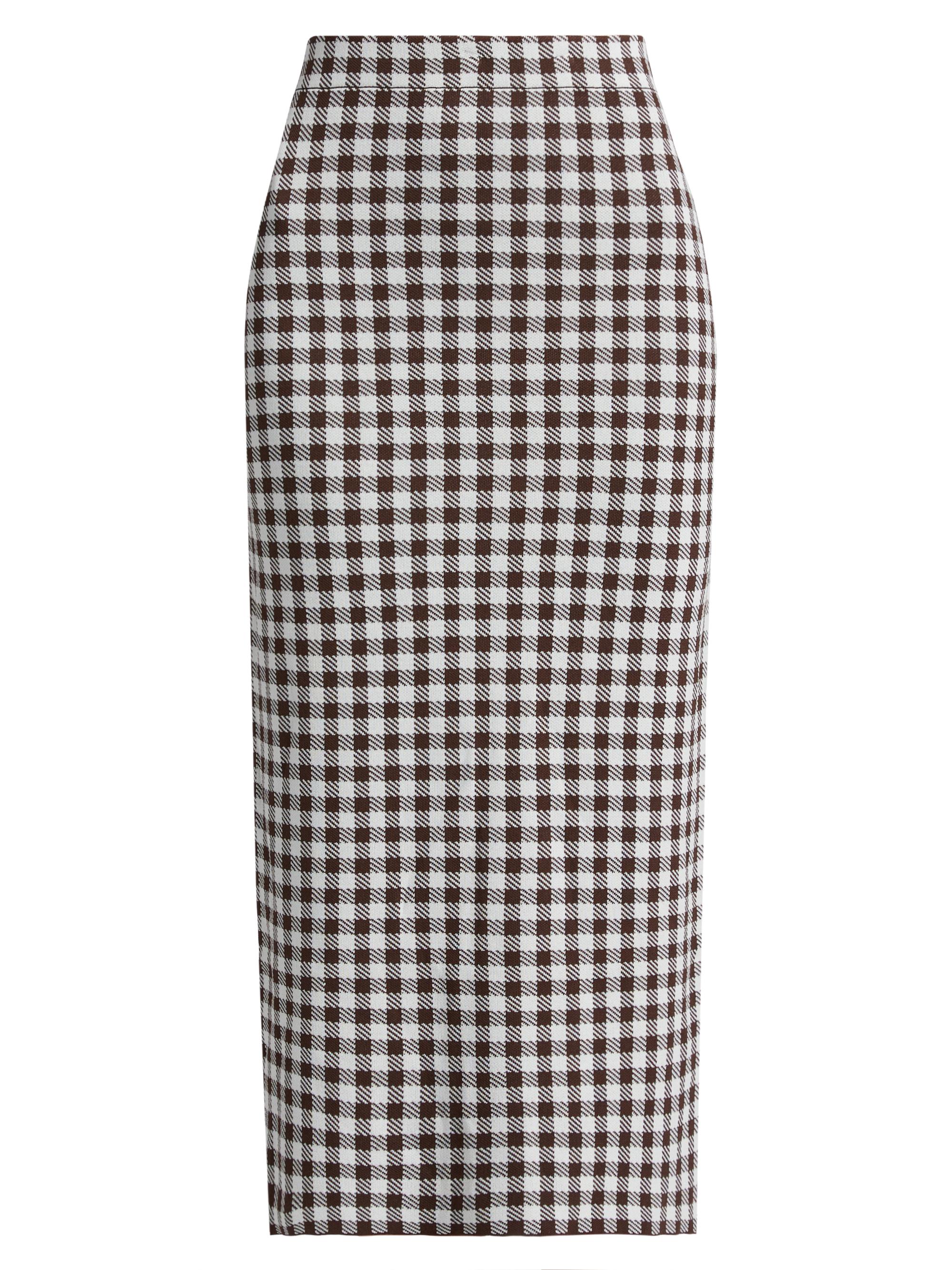 Staud Karina Gingham Maxi Skirt | Saks Fifth Avenue