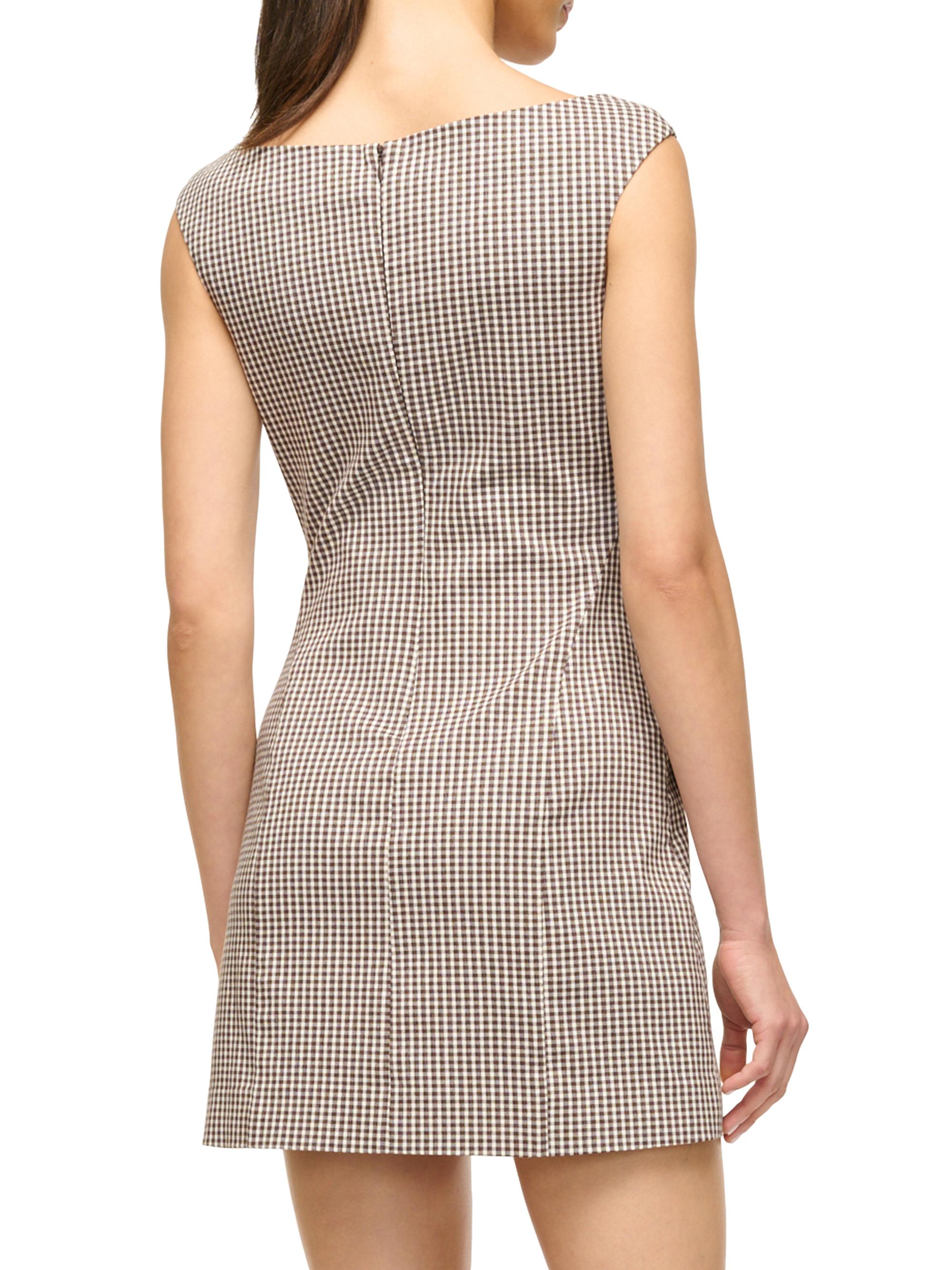 Staud Walker Micro Gingham Minidress | Saks Fifth Avenue