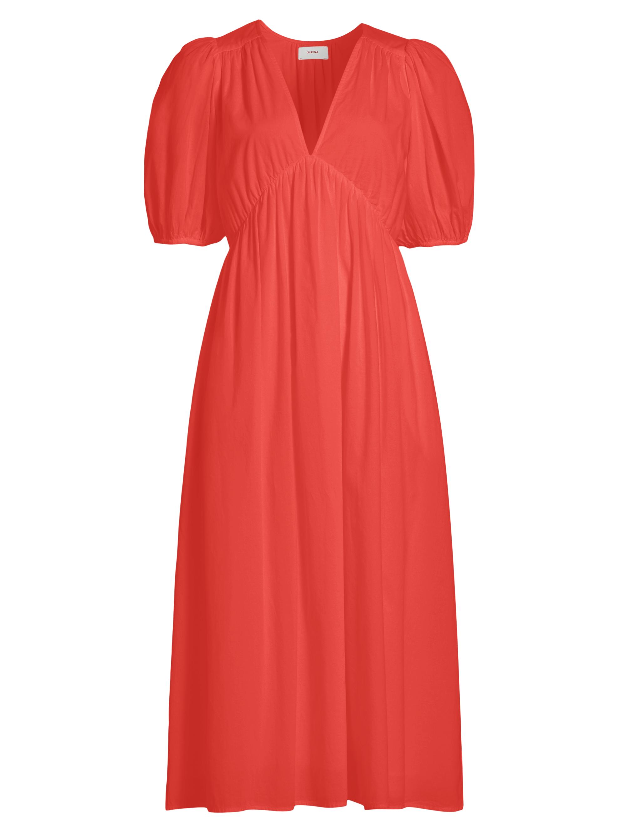 XÍRENA Women's Blake Cotton Gauze Midi-Dress - Clambake Red