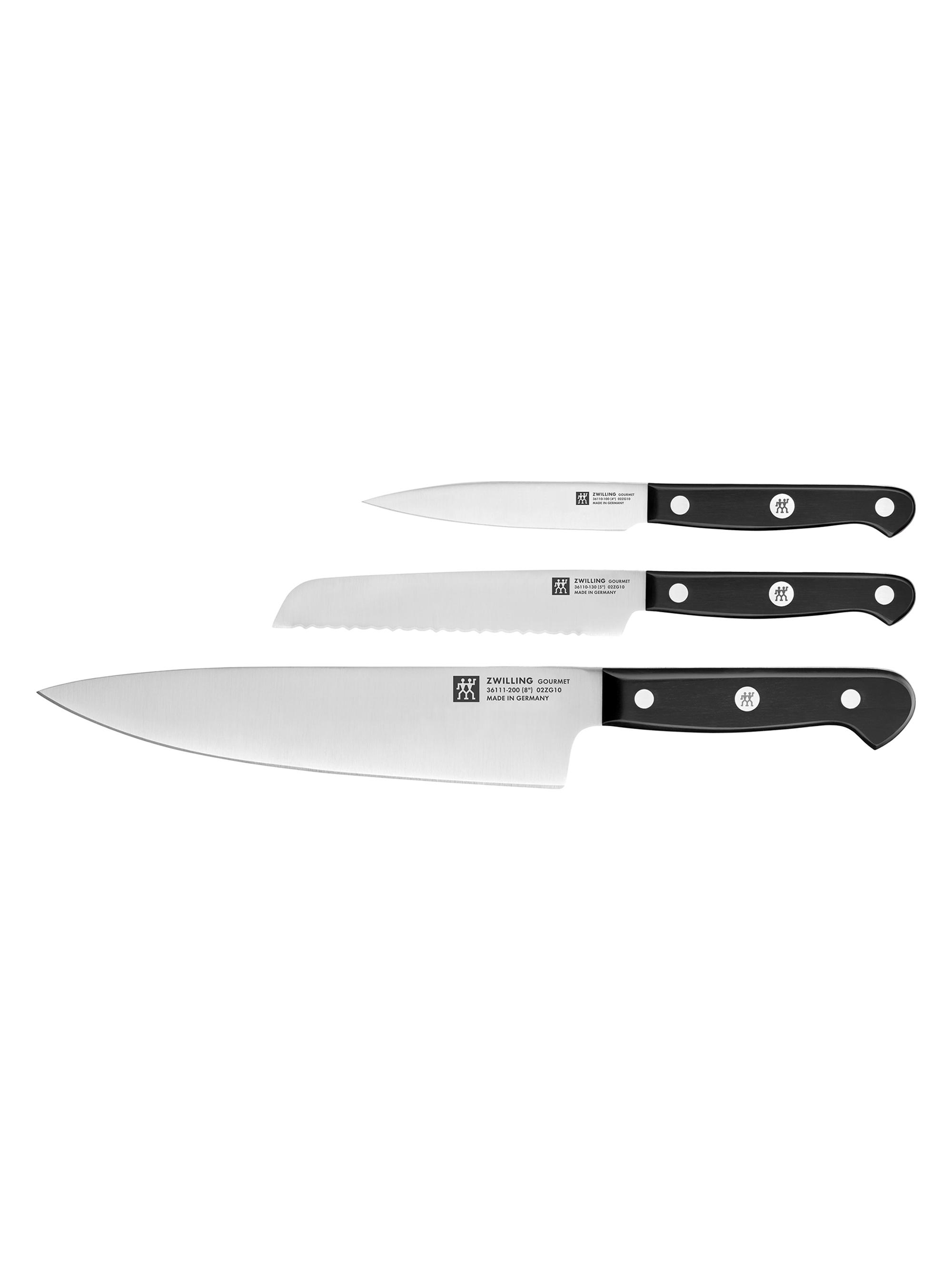 ZWILLING J.A. Henckels Gourmet 3 Piece Knife Set - Stainless Steel
