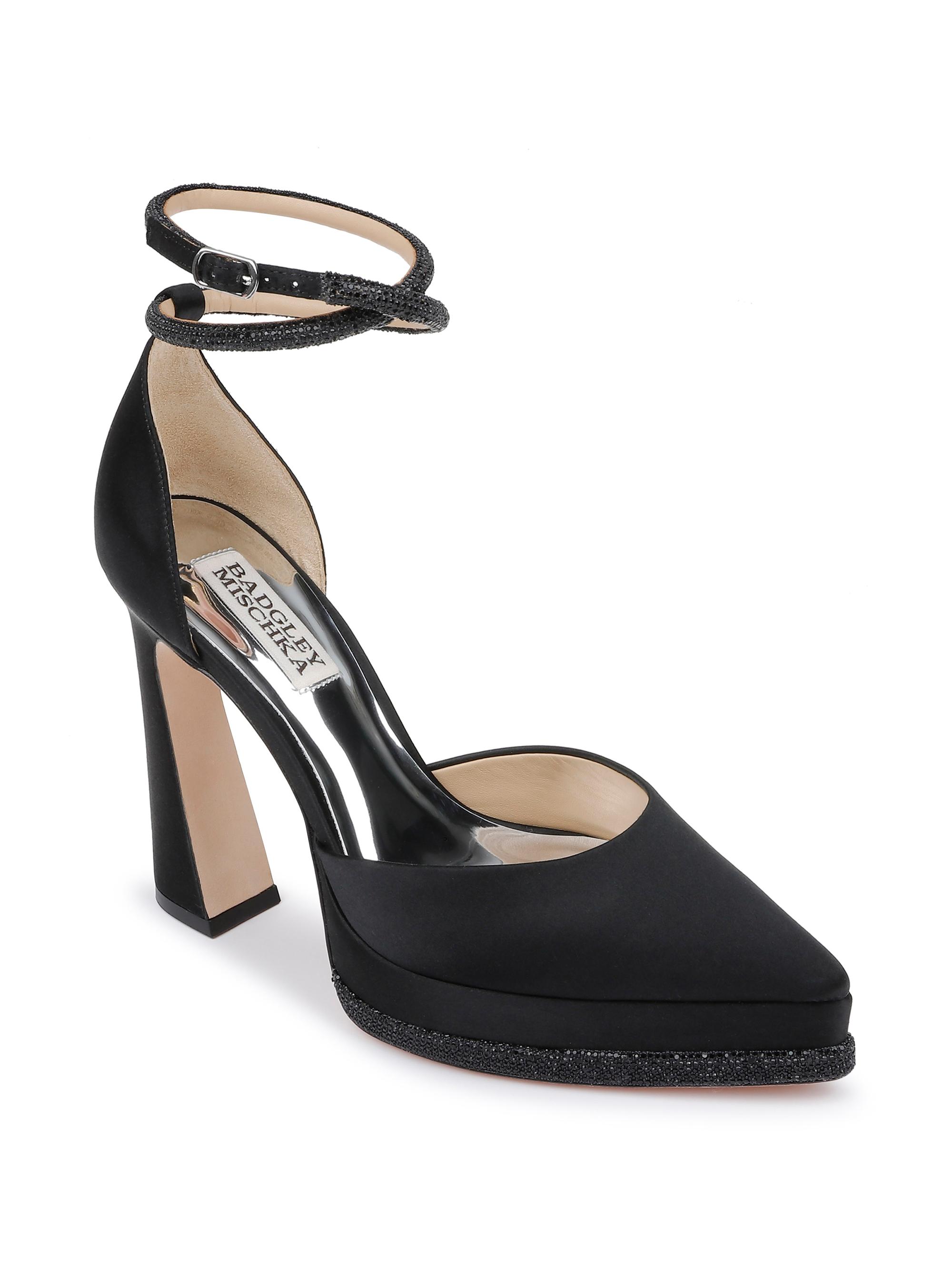 Badgley Mischka Emmie Slingback Pointed Toe Pump In Warm Nude