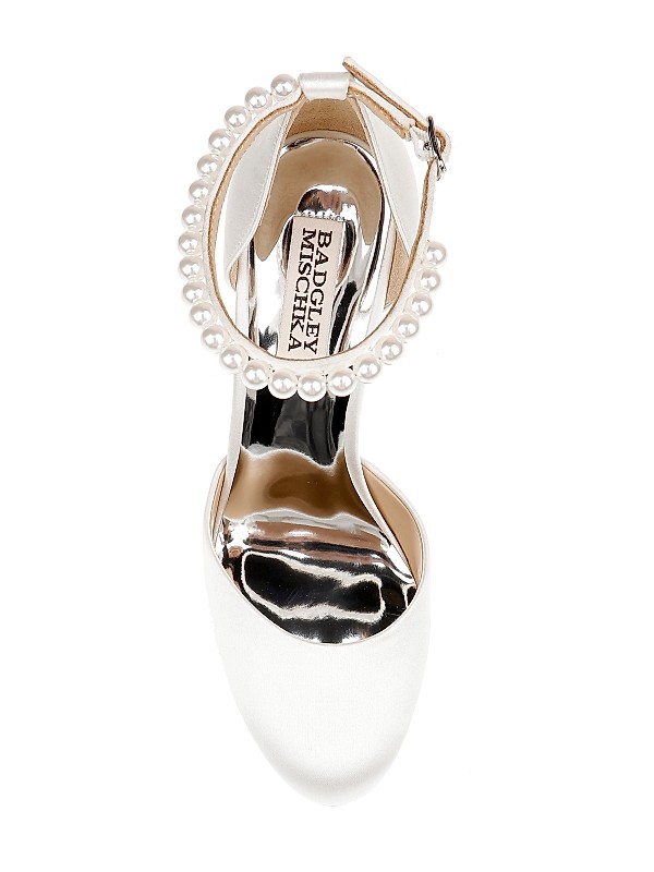 Shop Badgley Mischka Felixa Imitation Pearl-Embellished Shop Badgley Mischka Felixa Imitation Pearl-Embellished