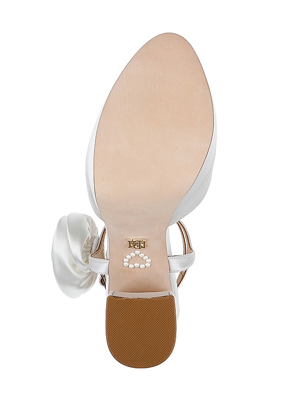 Shop Badgley Mischka Janessa 95MM Satin Pumps | Saks Fifth Shop Badgley Mischka Janessa 95MM Satin Pumps | Saks Fifth