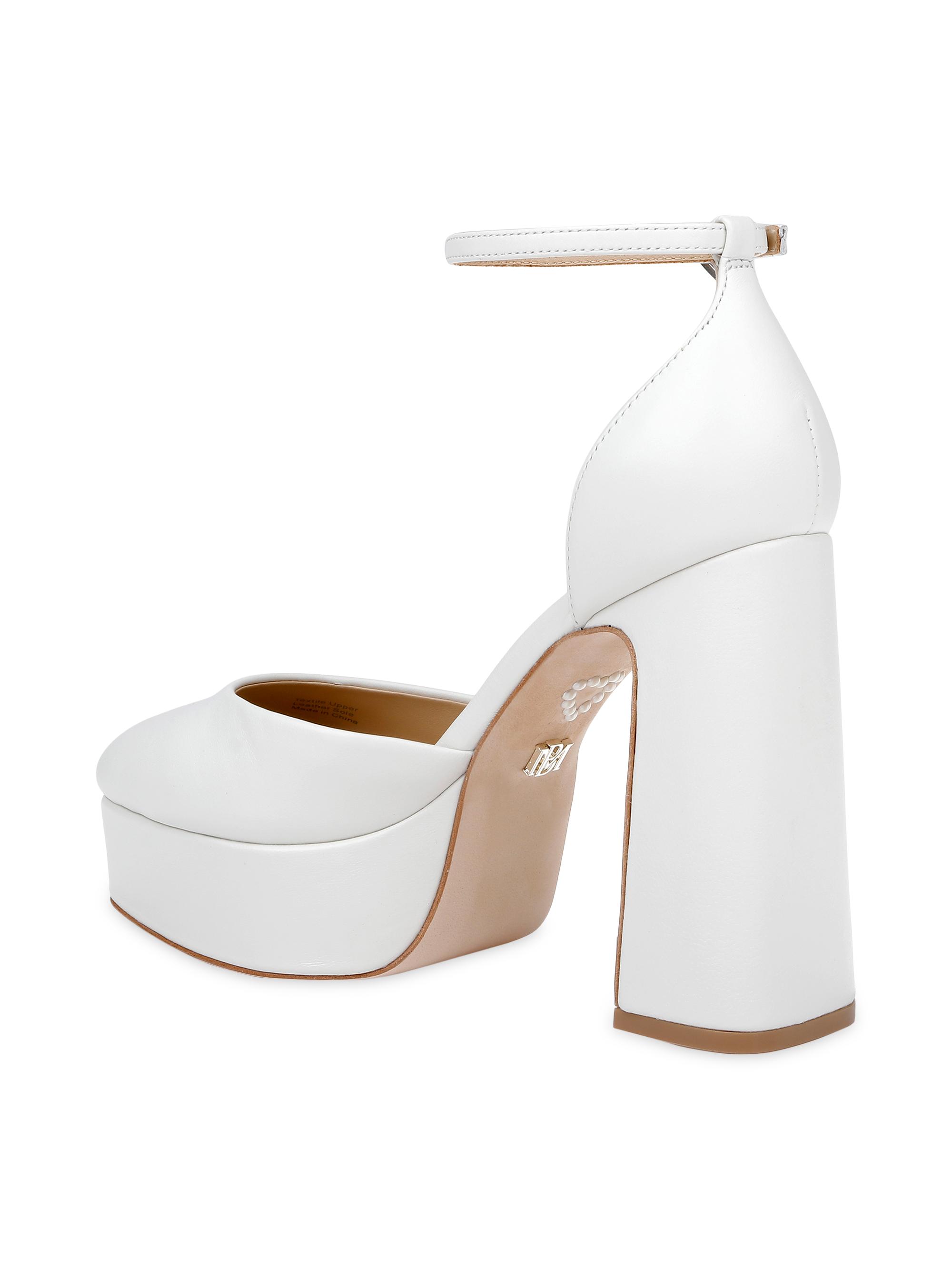 Badgley Mischka Jayda II 105MM Leather Pumps | Saks Fifth Avenue