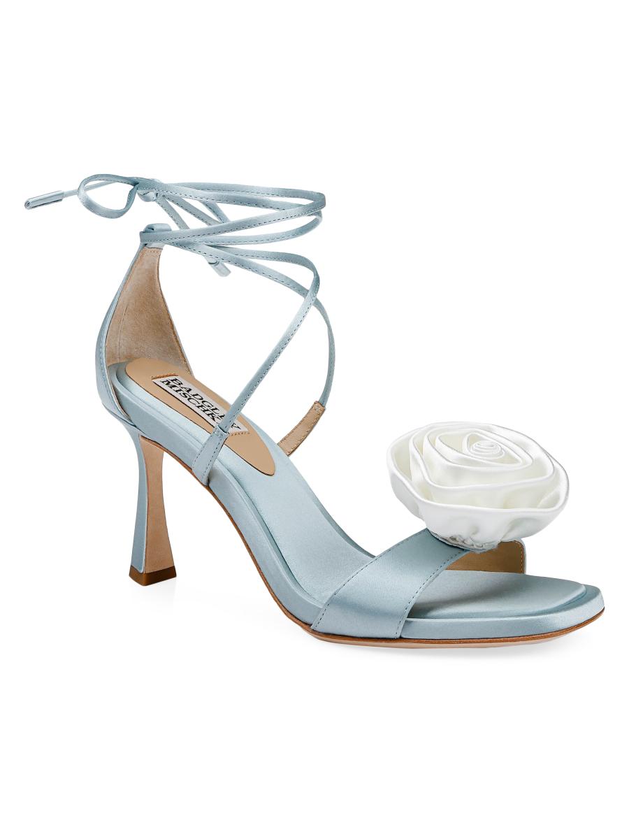 SALE *Badgley Mischka* チュールスパンコールドレス BADGLEY MISCHKA Strapless ruffled plissé-chiffon gown | THE