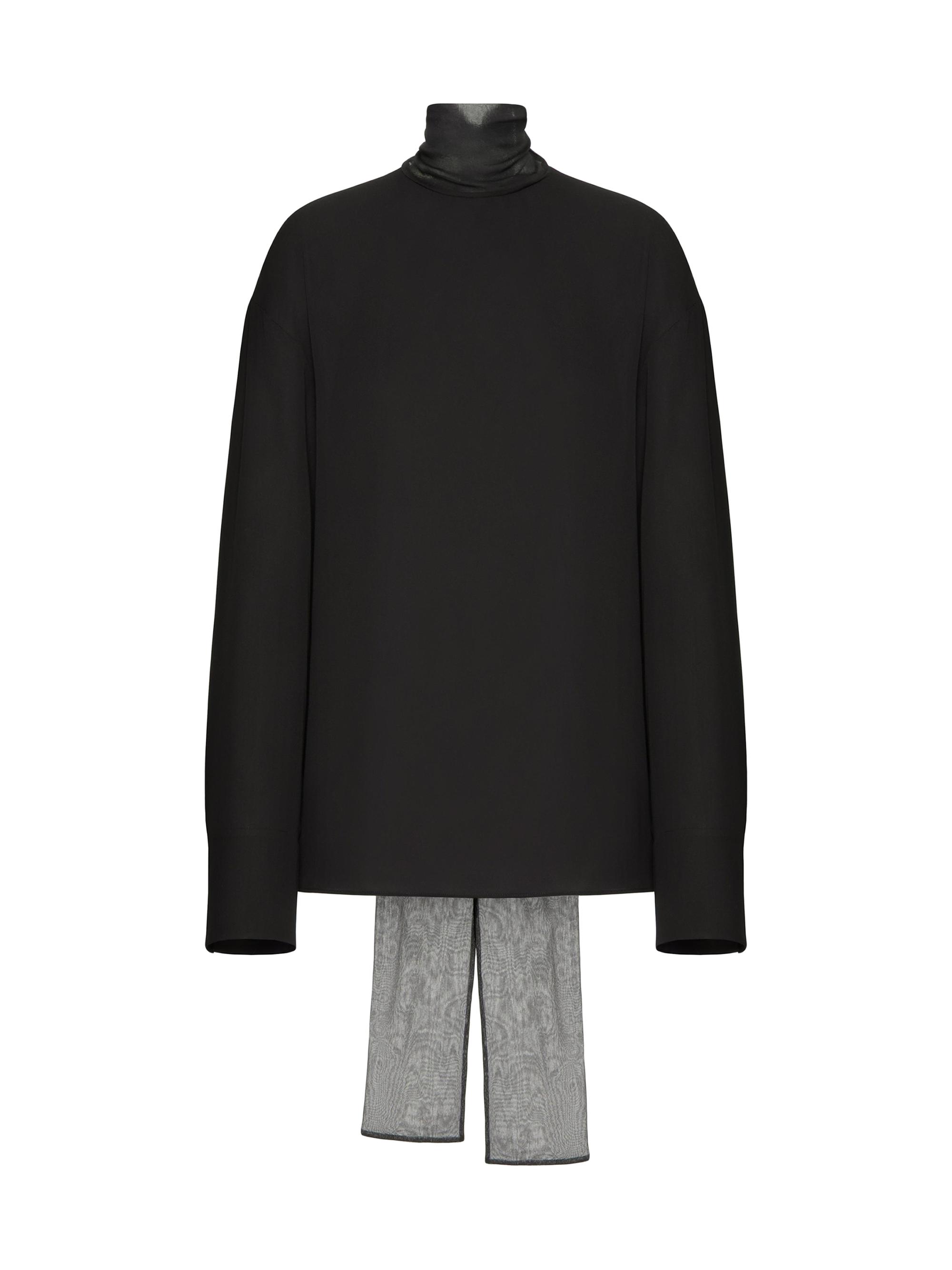 Valentino Garavani Women's Georgette Top - Black