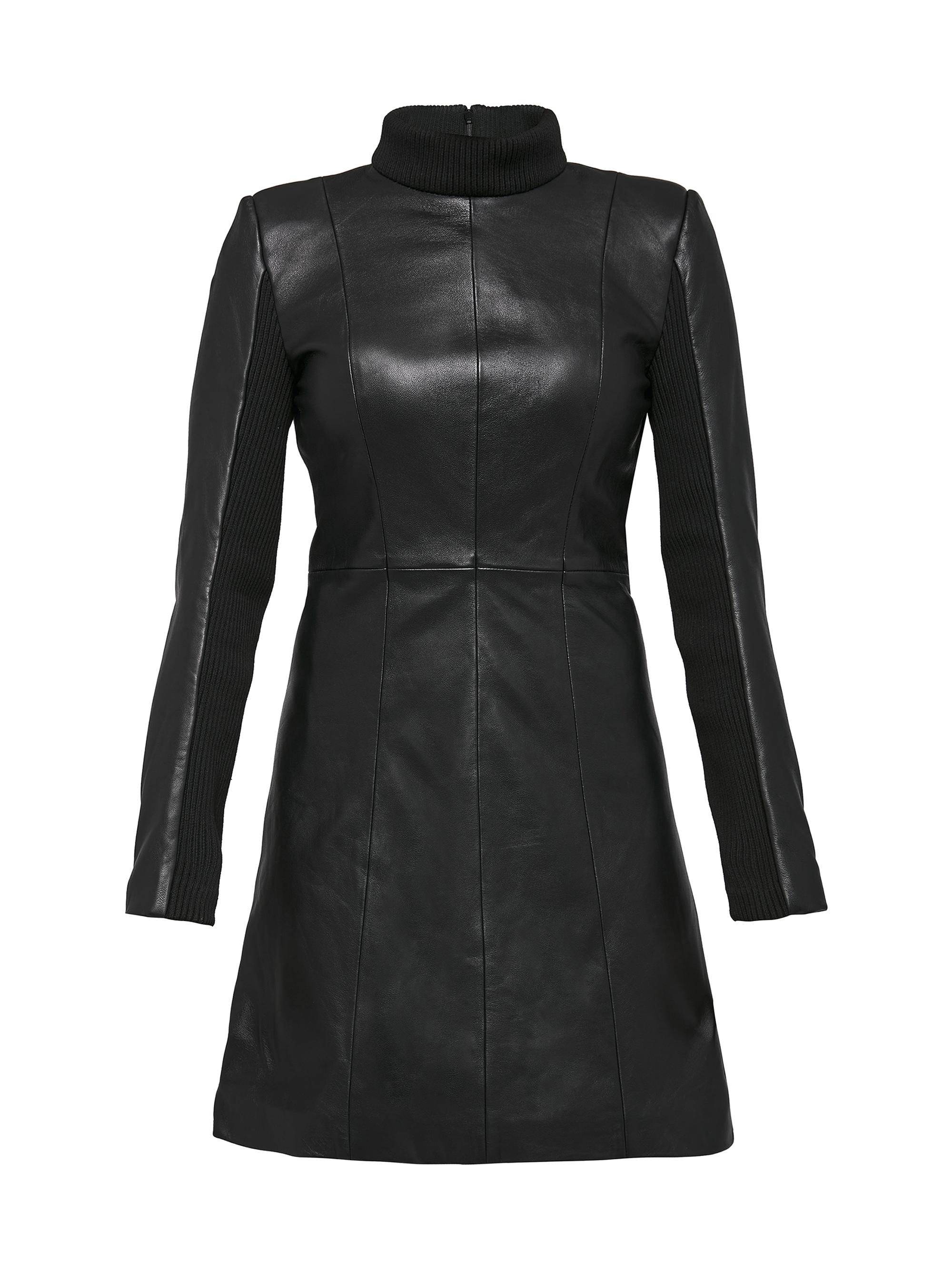 AS by DF Women's The Upcycled Leather Dress - Black