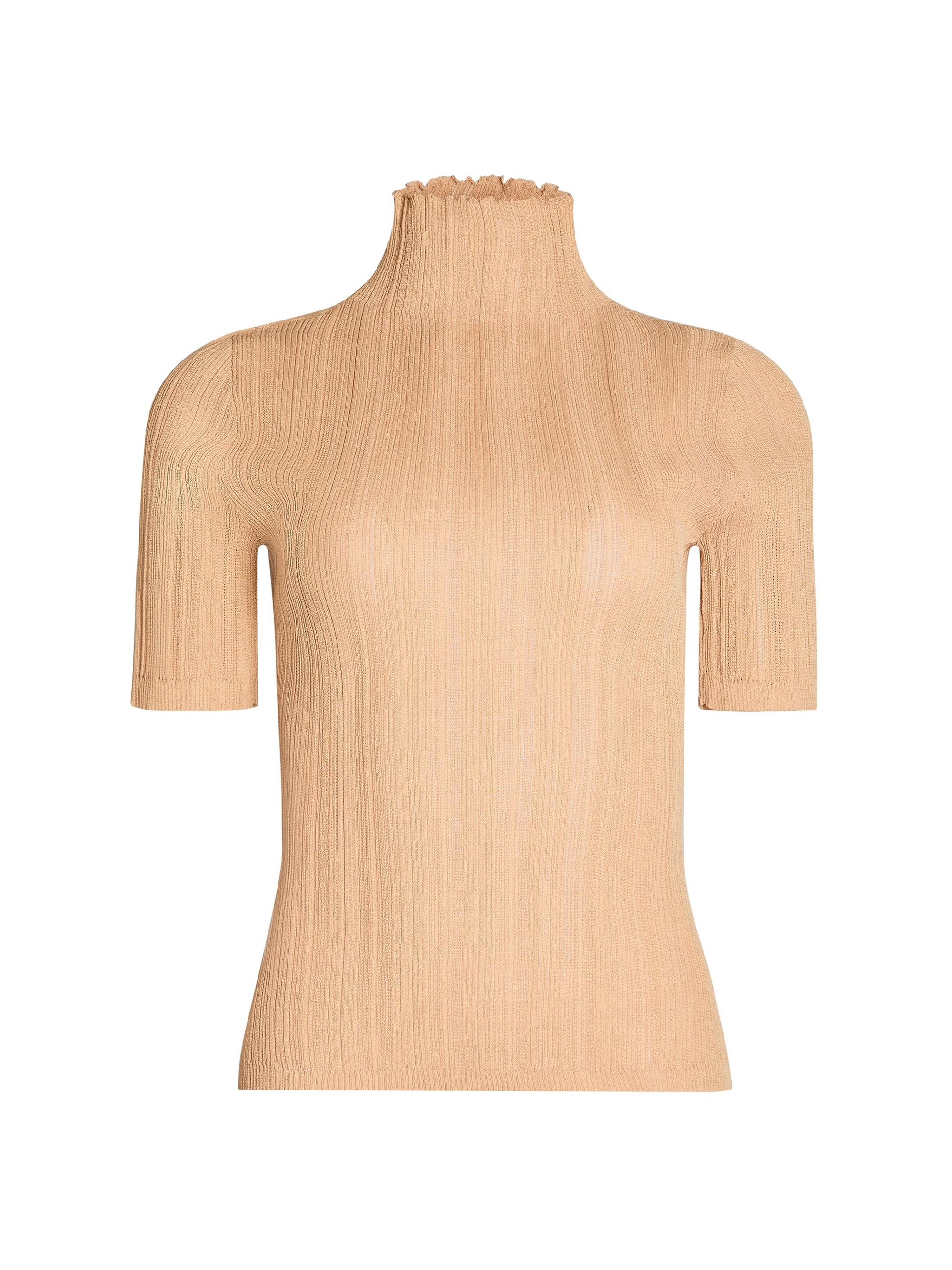 Ser.o.ya Women's Abigail Half Sleeve Top - Beige
