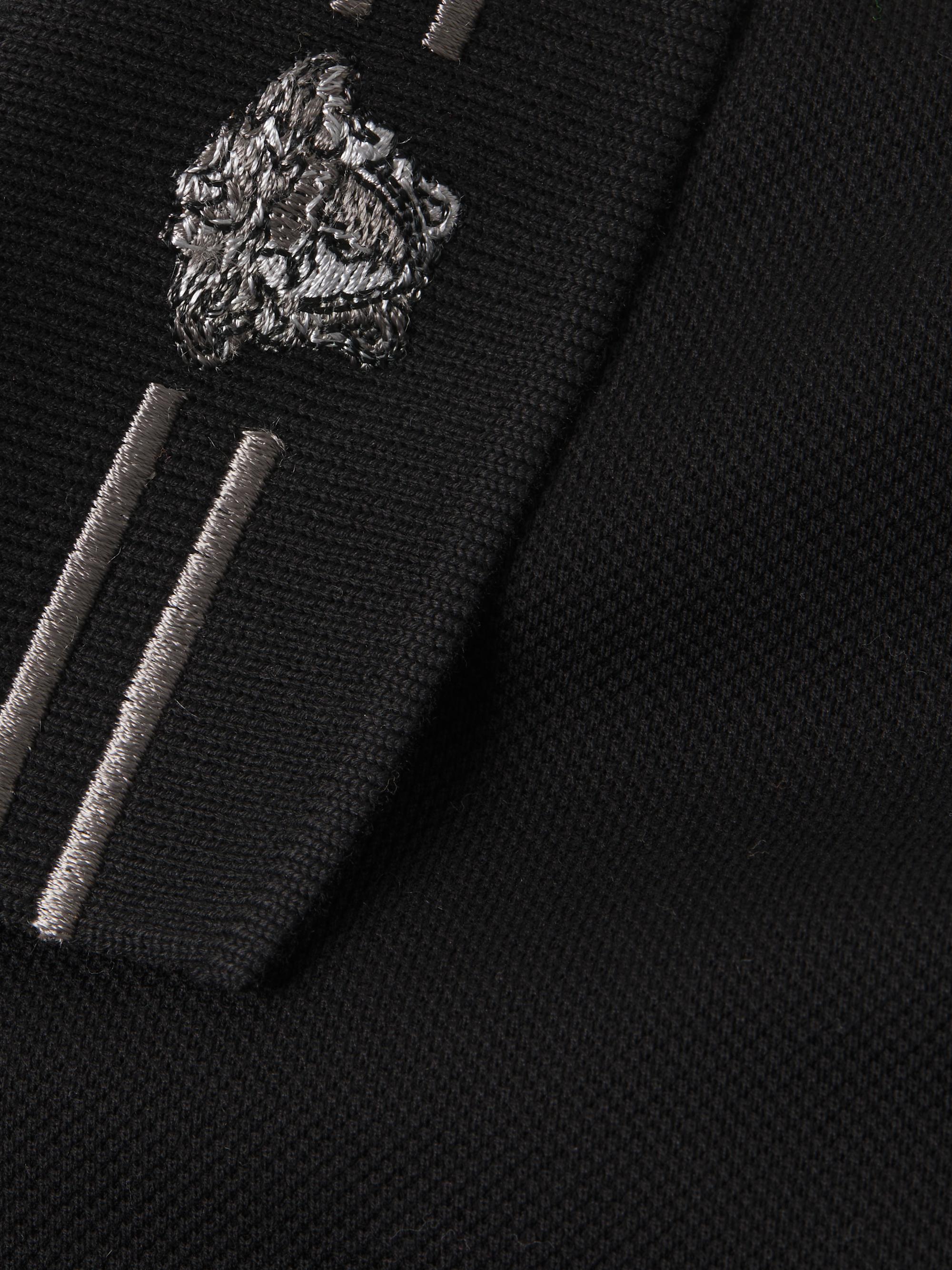 Versace Medusa Embroidered Pique Polo Shirt | Saks Fifth Avenue