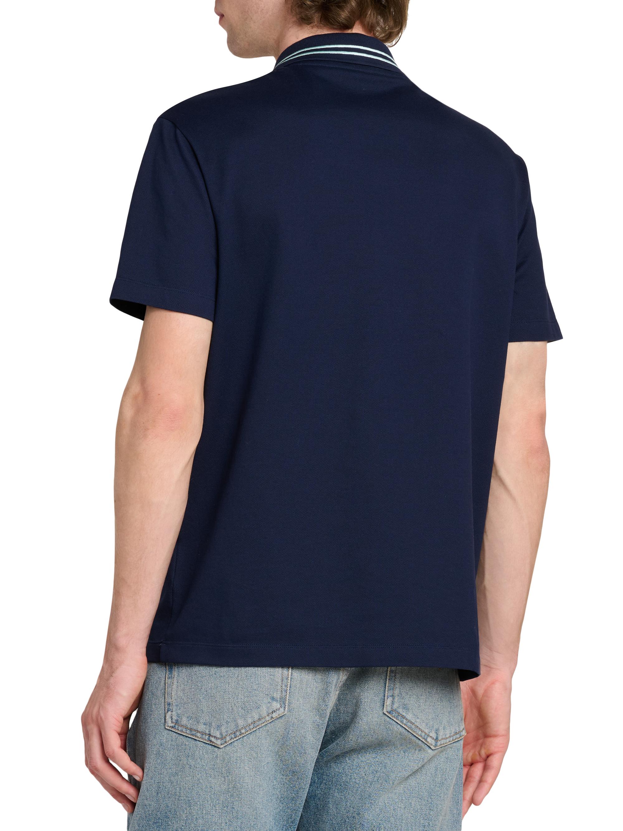 Versace Medusa Embroidered Pique Polo Shirt | Saks Fifth Avenue
