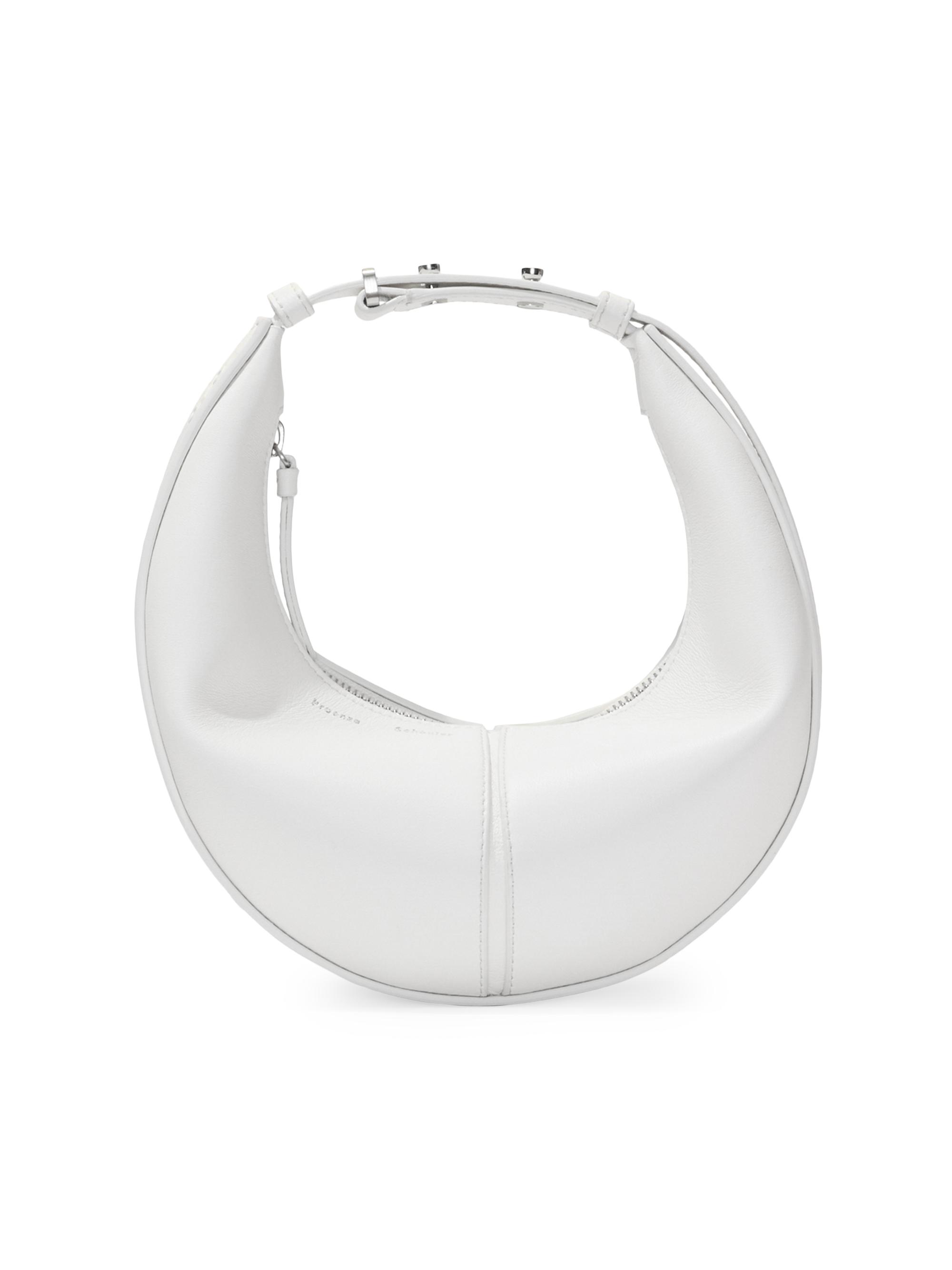 Proenza Schouler Women's Mini Leather Slide Shoulder Bag - White
