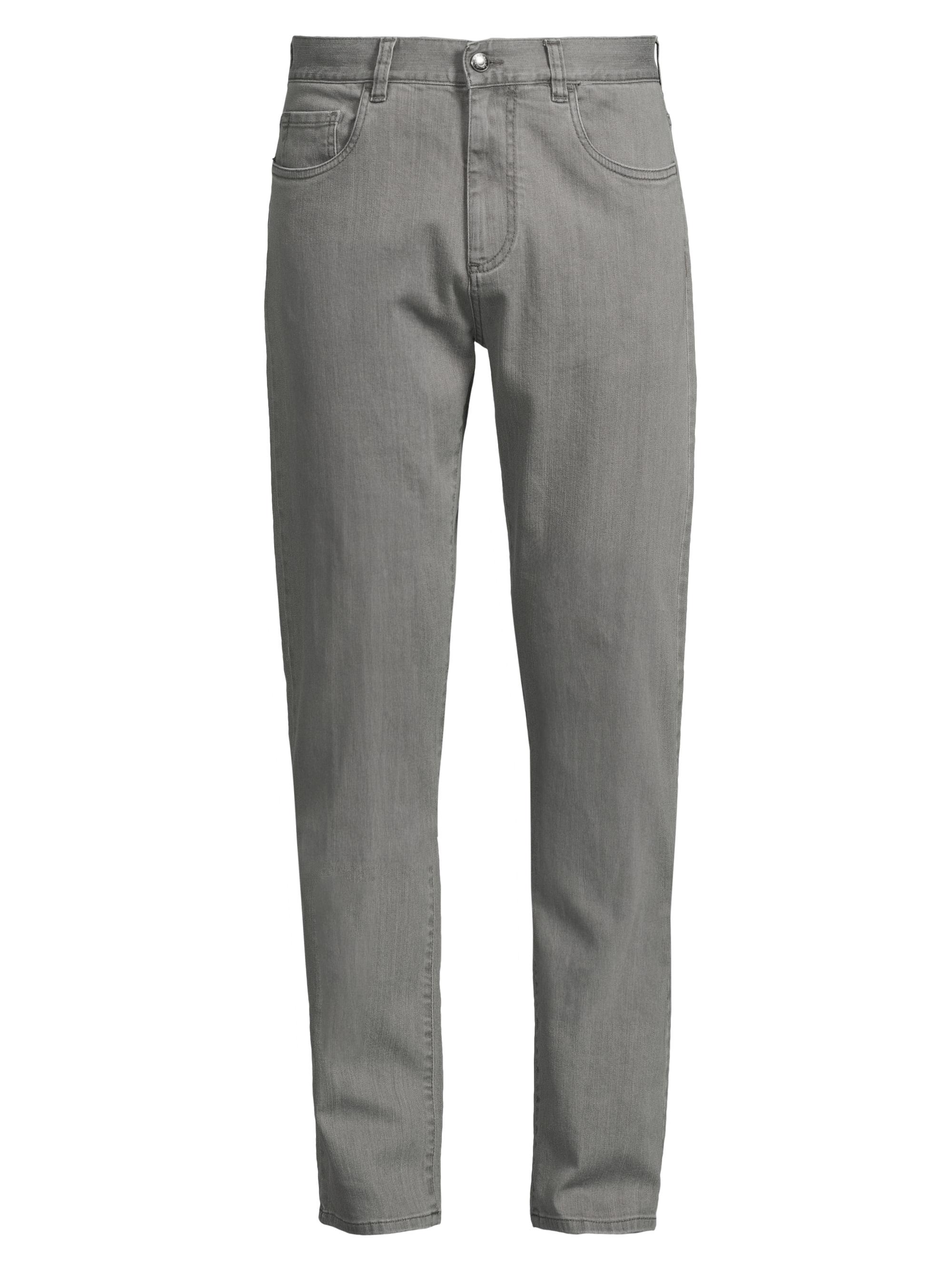 Canali Men's Comfort Slim-Straight Jeans - Light Grey