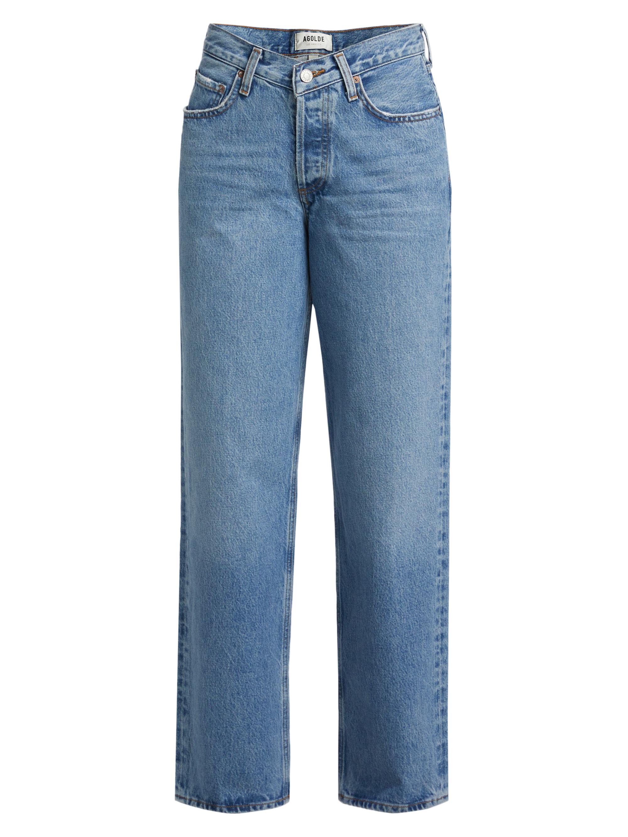 Agolde V-Waist Baggy Straight Jeans Saks Fifth Avenue