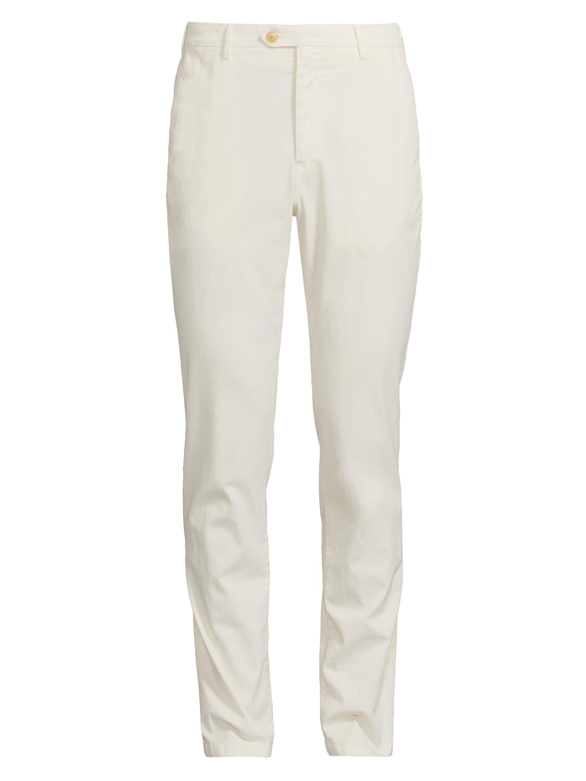 Canali Men's Chino Stretch-Cotton Pants - White