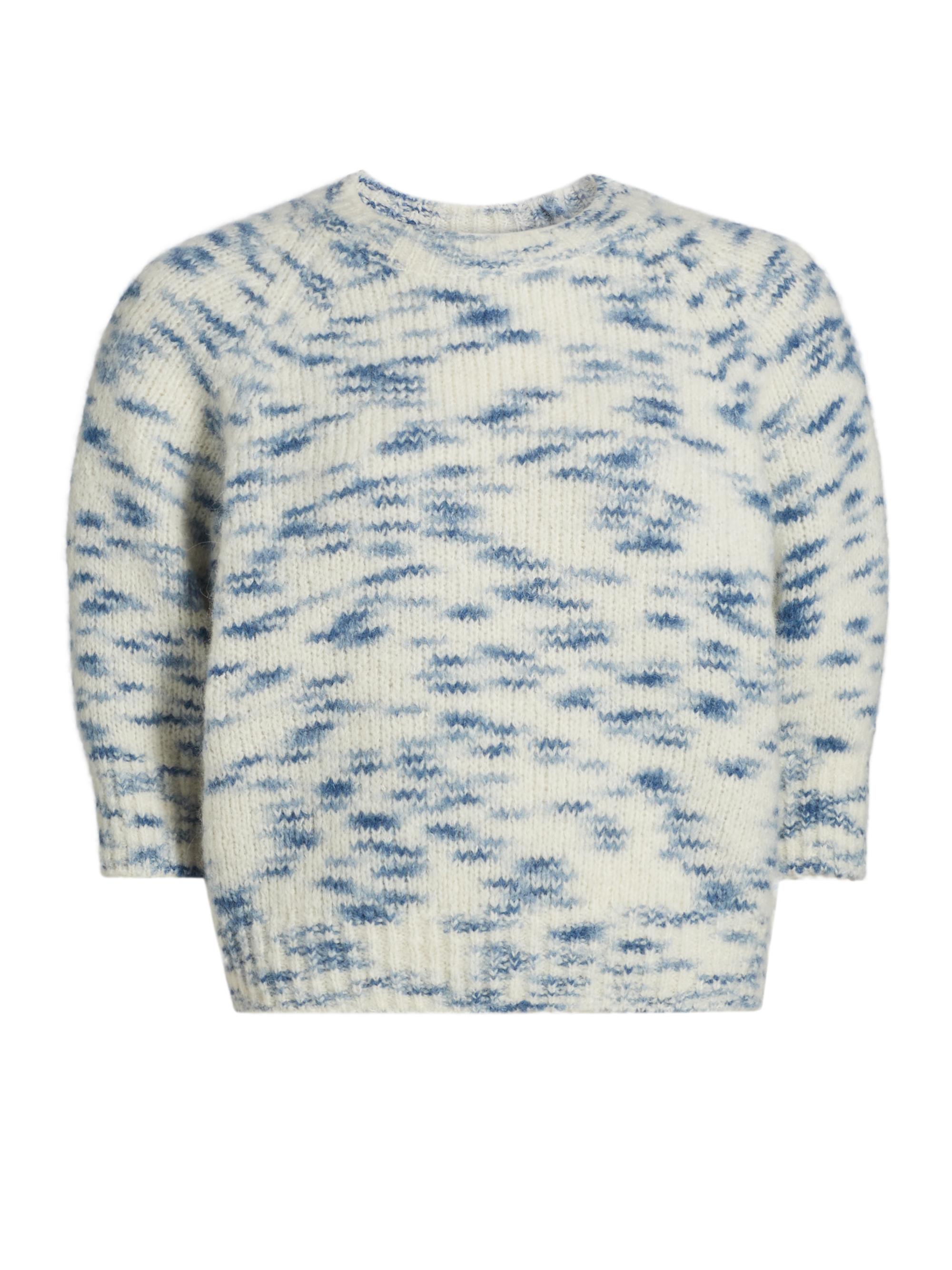Tanya Taylor Women's Annette Speckled Sweater - Cream Blue Bird Multi