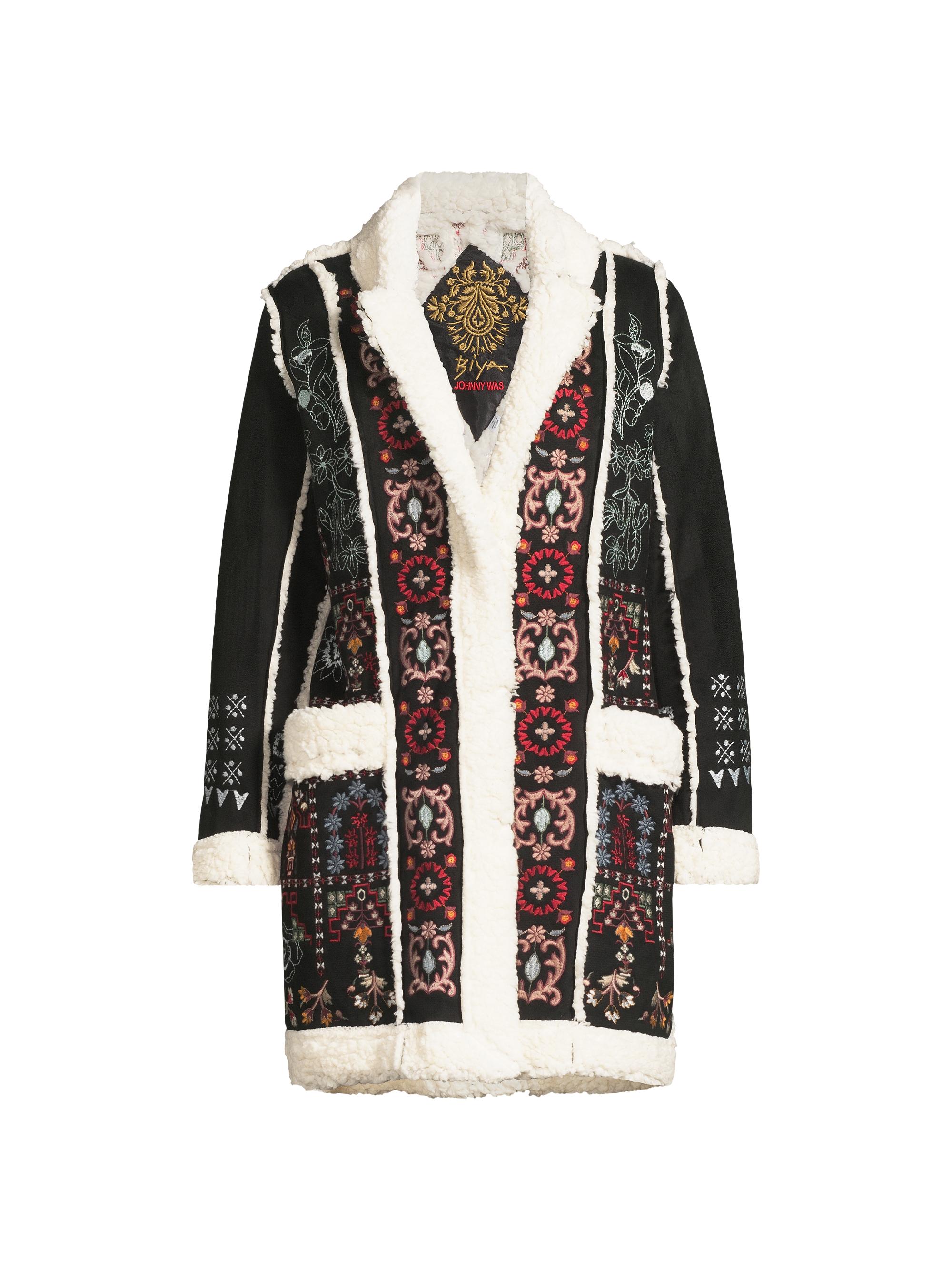 Johnny Was Lori Faux Suede Sherpa Jacket | Saks Fifth Avenue