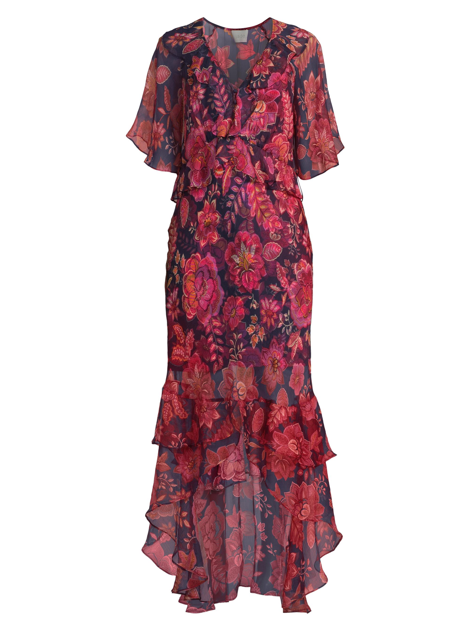 Johnny Was Women's Luxee Floral Silk Maxi Dress - Petria