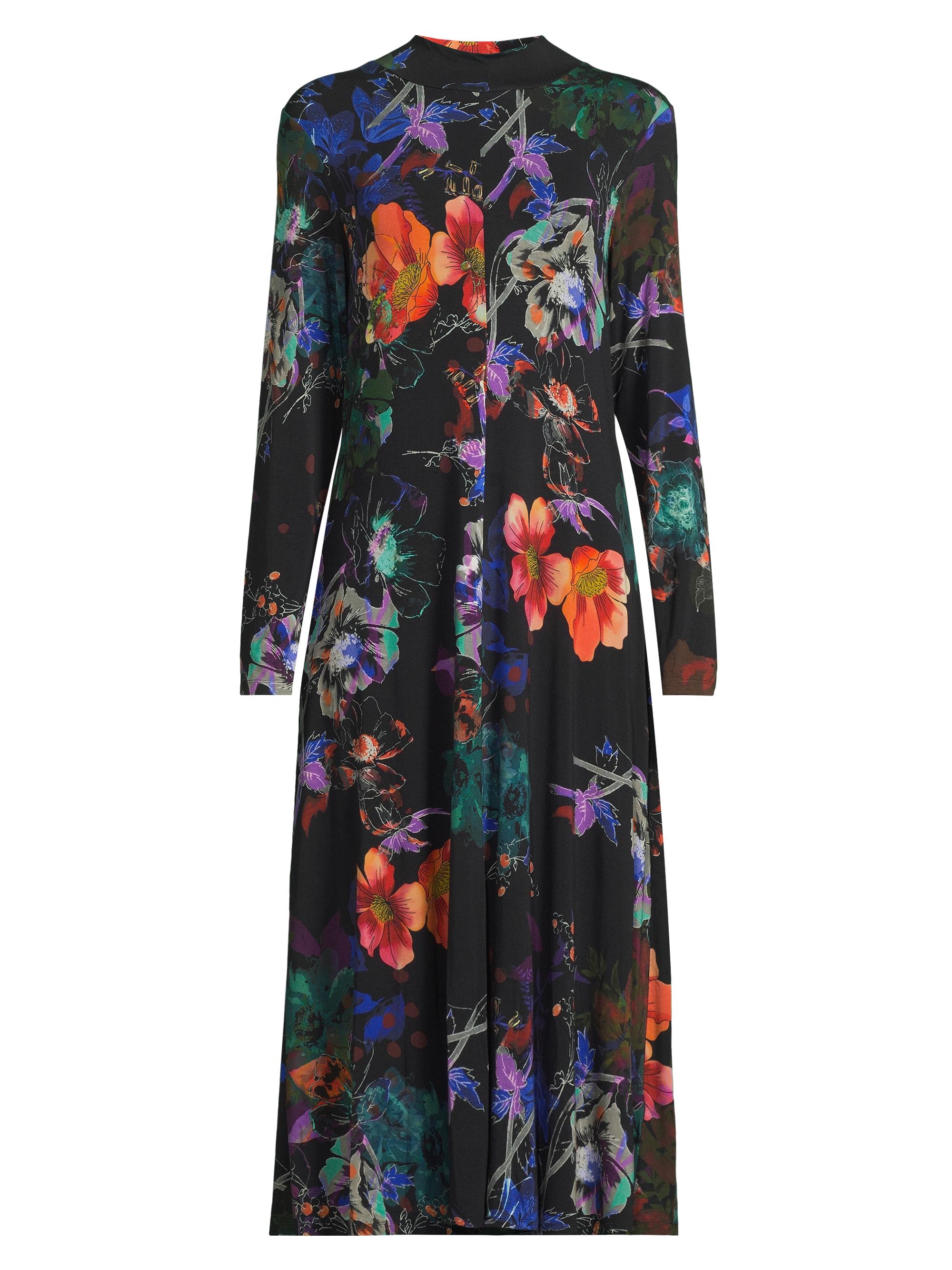 Johnny Was The Janie Floral Mockneck Midi-Dress | Saks Fifth Avenue