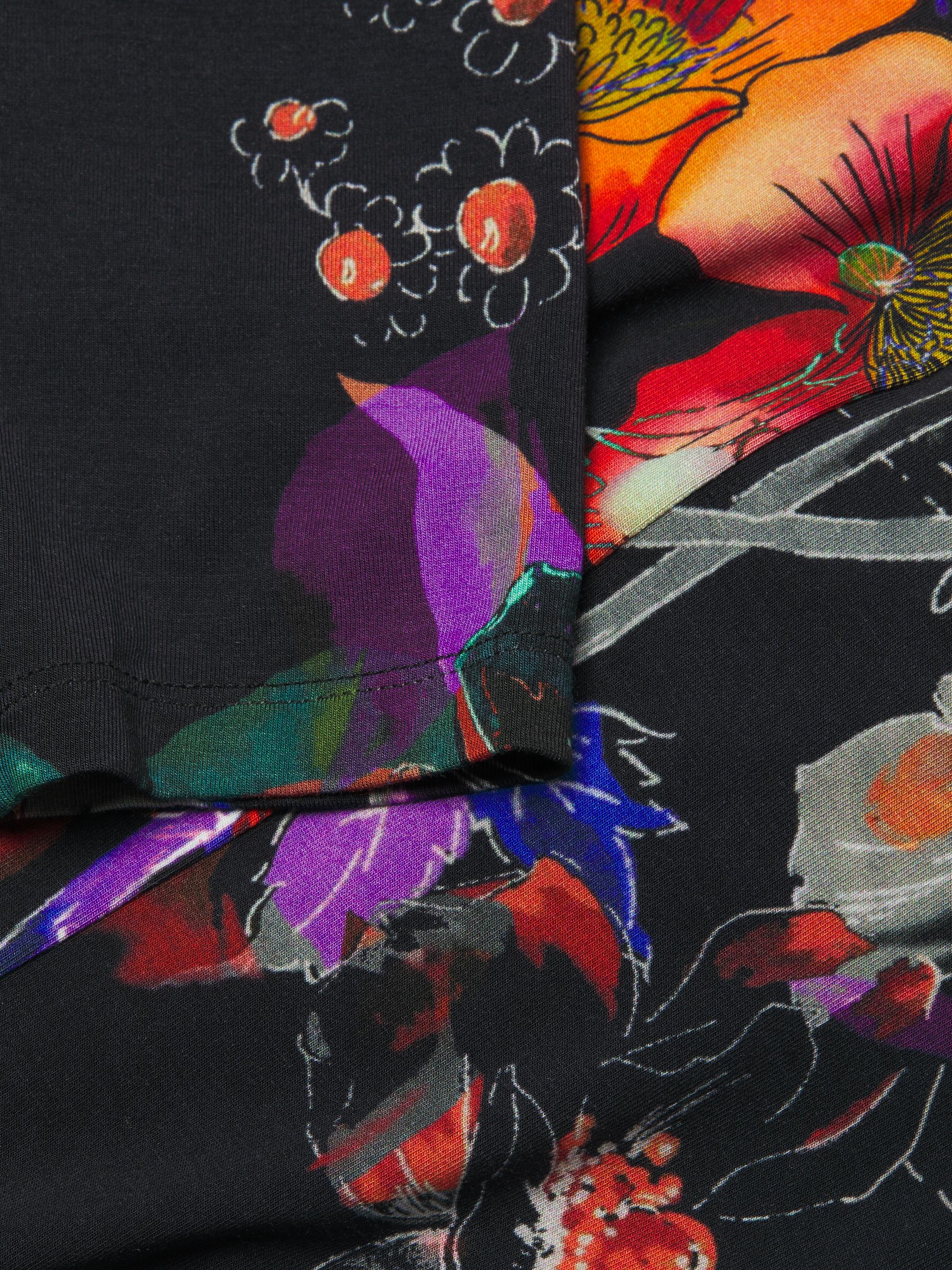 Johnny Was The Janie Floral Mockneck Midi-Dress | Saks Fifth Avenue