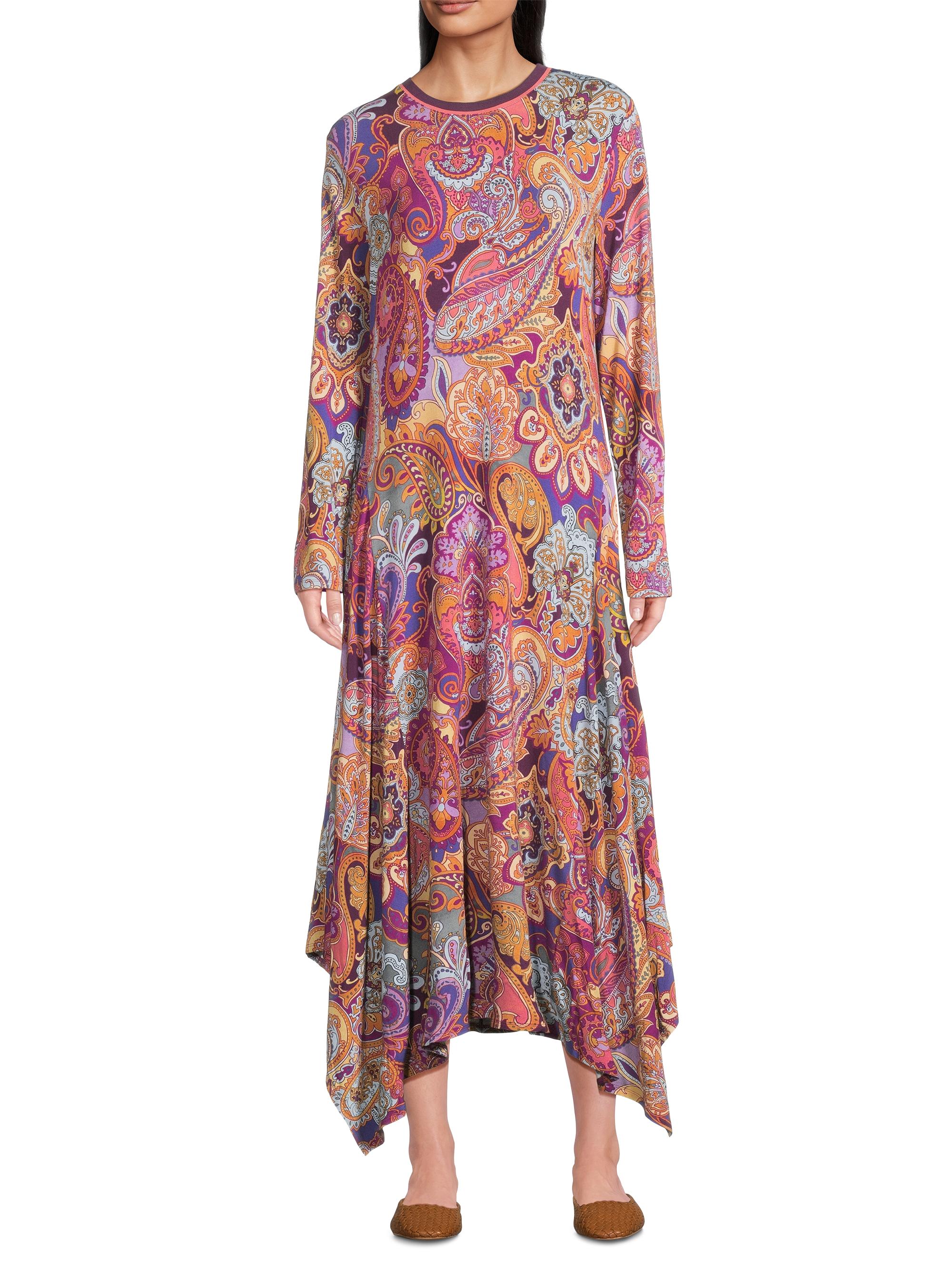 Johnny Was The Janie Paisley Knit Maxi-Dress | Saks Fifth Avenue