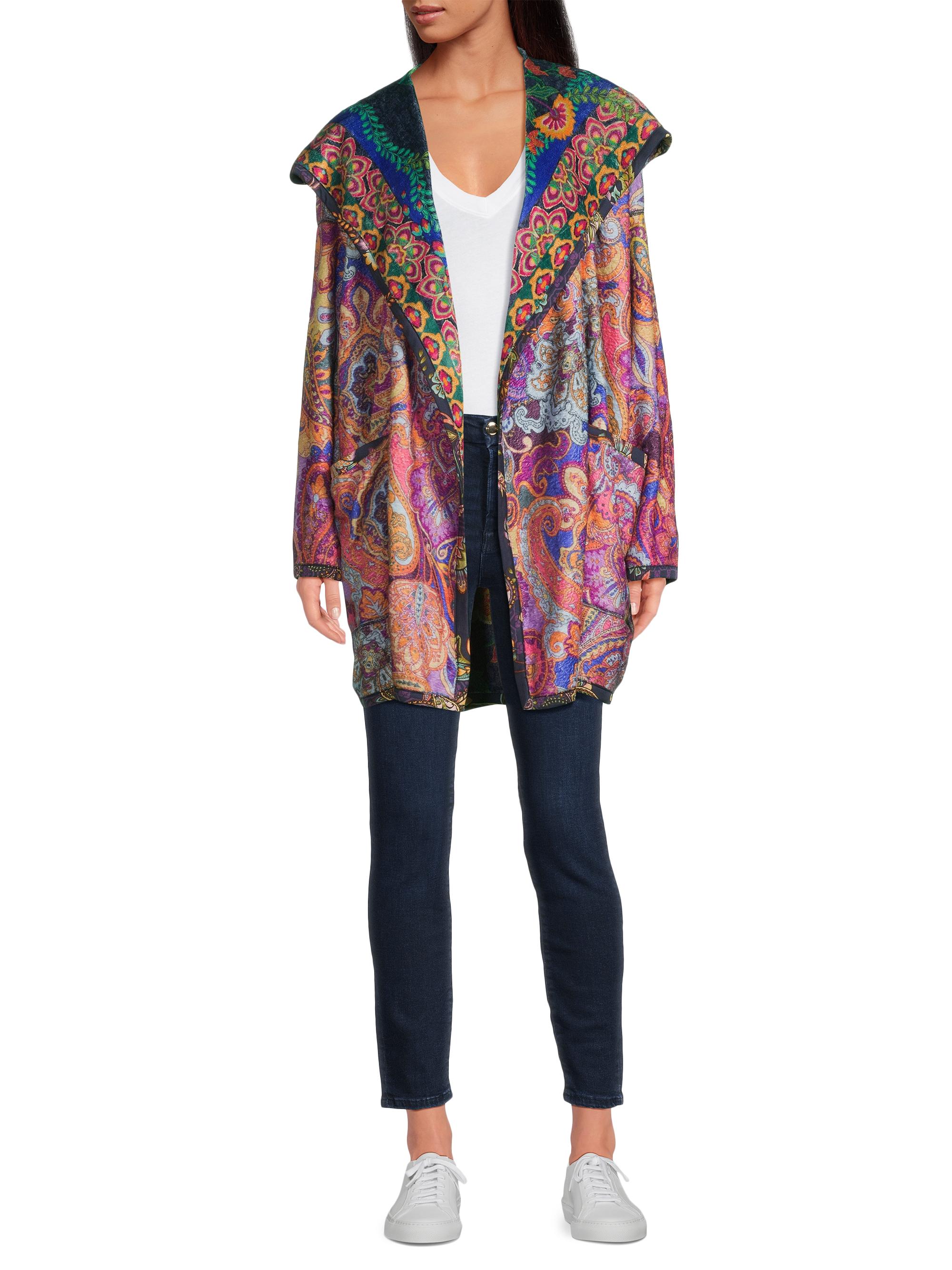 Johnny Was Joan Floral Sherpa Jacket | Saks Fifth Avenue