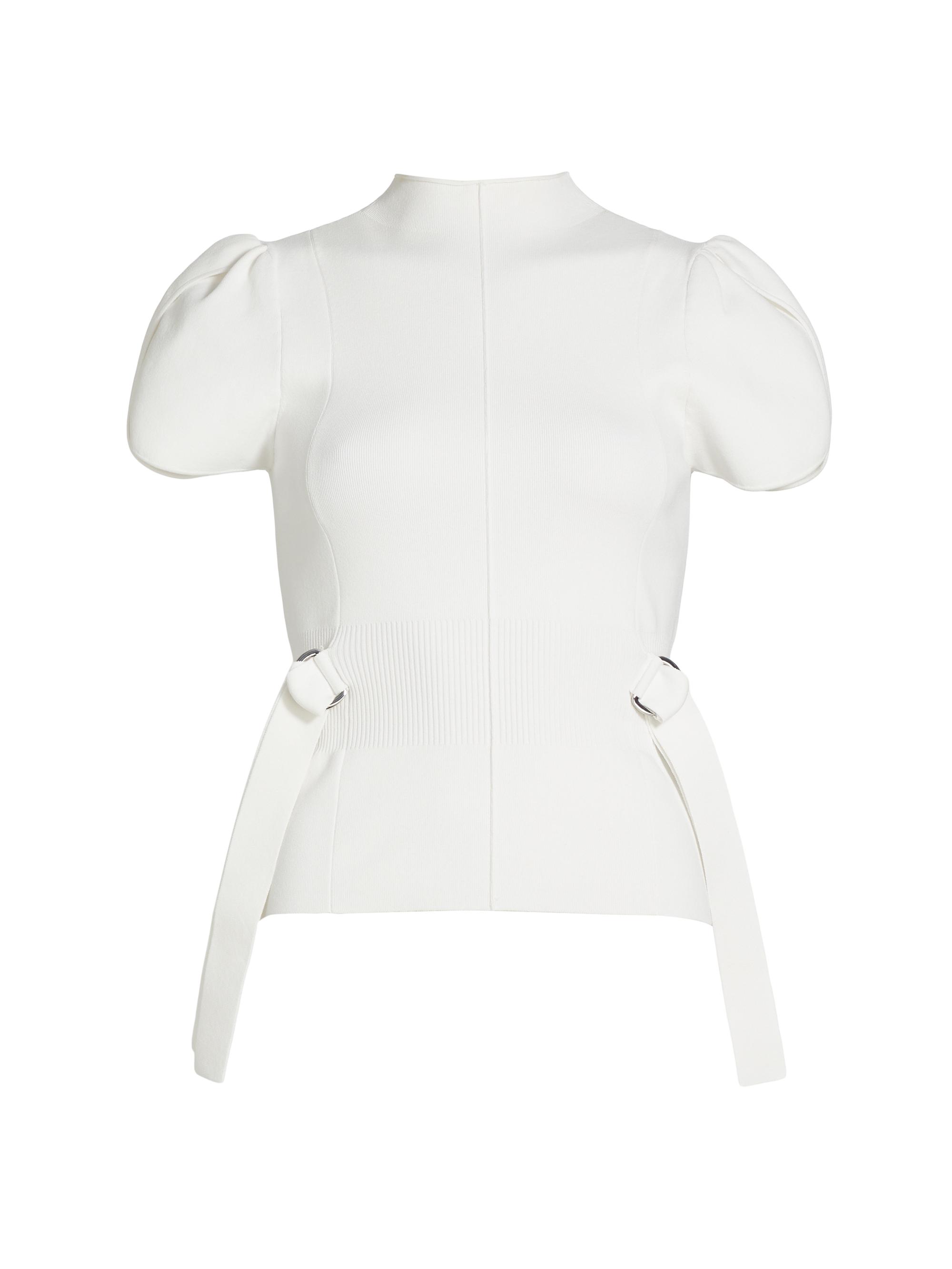3.1 Phillip Lim Compact Rib-Knit Tulip Top | Saks Fifth Avenue