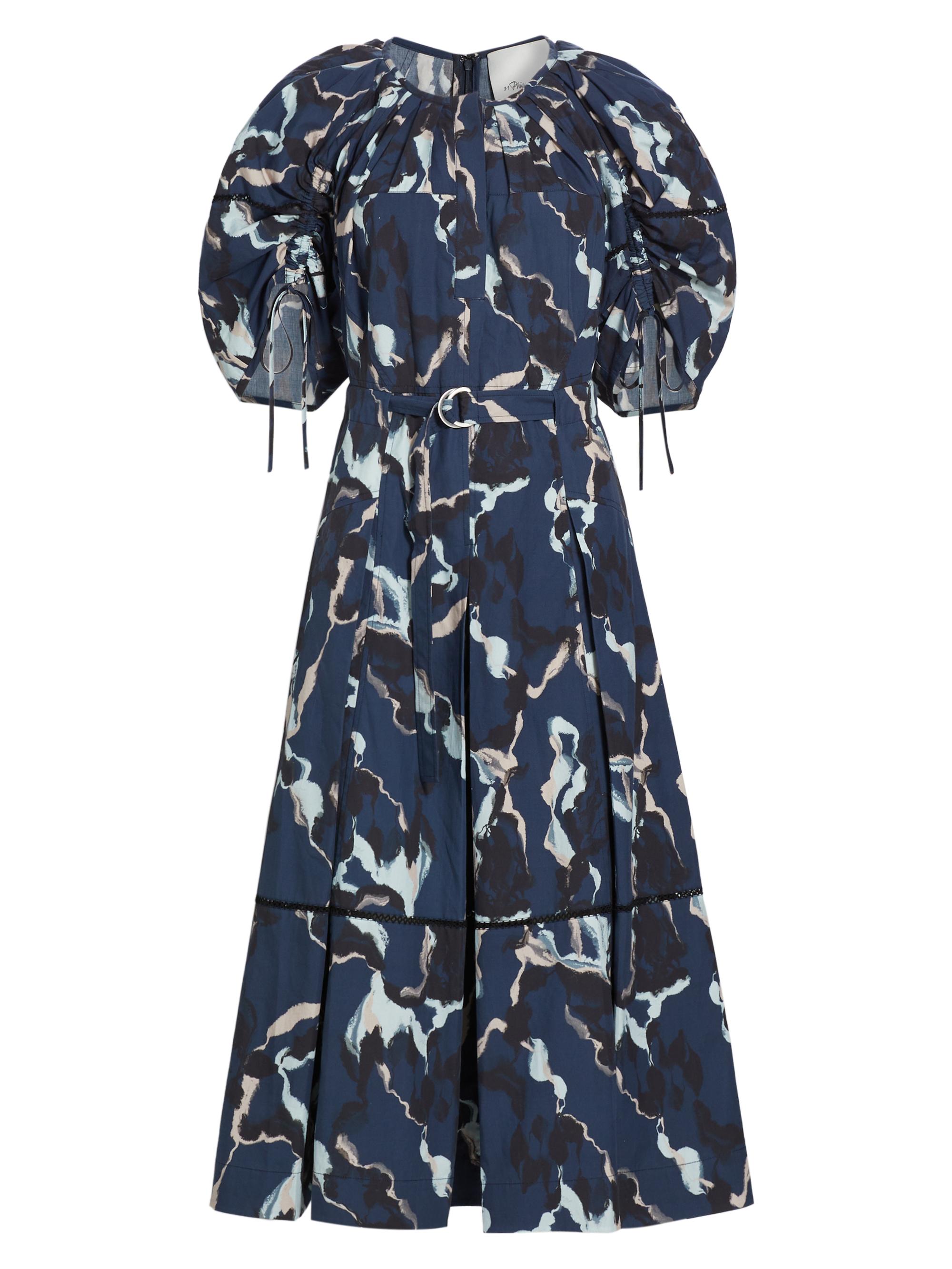 3.1 Phillip Lim Abstract Vines Belted Dress | Saks Fifth Avenue