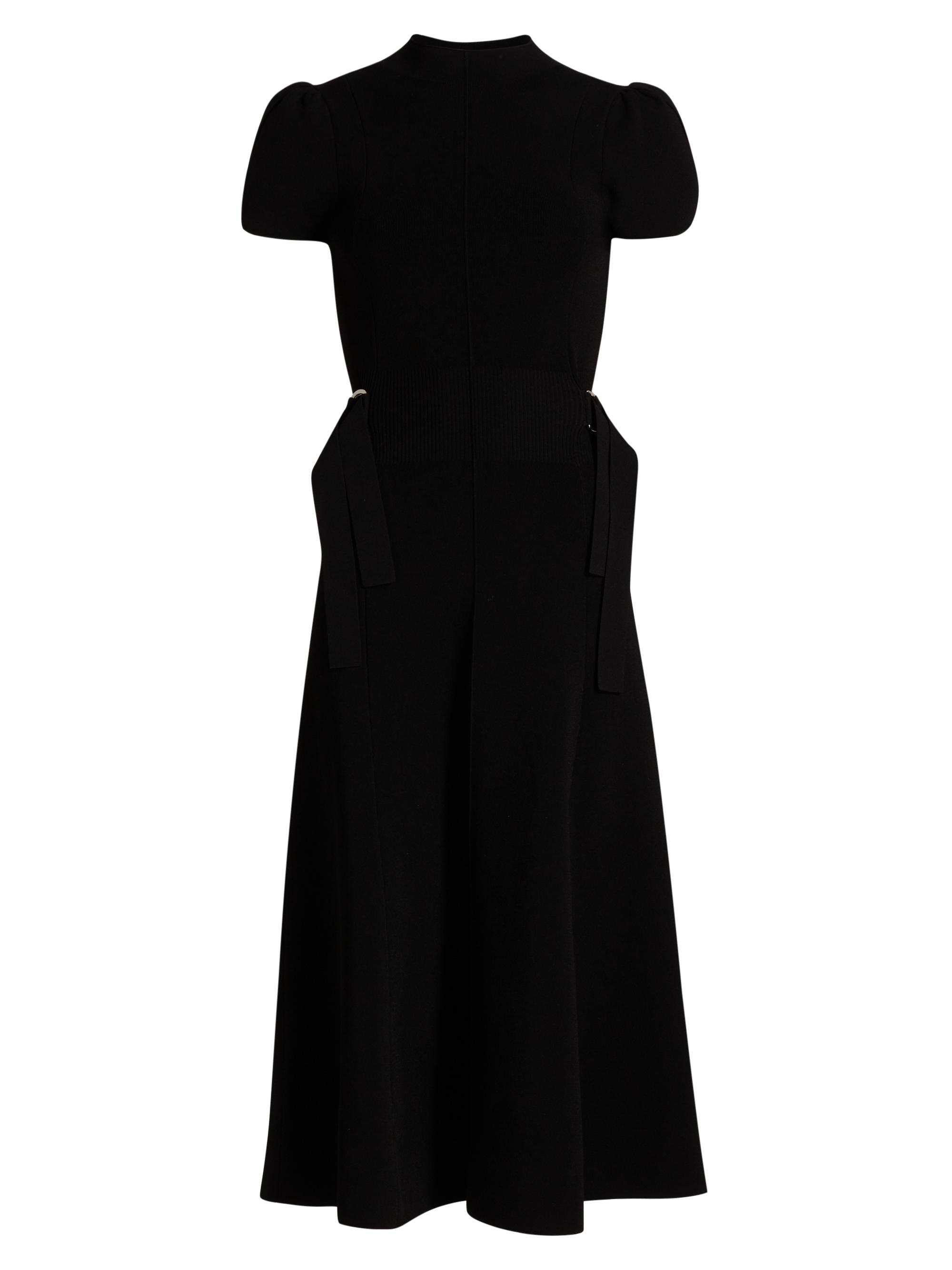 3.1 Phillip Lim Women's Compact Rib-Knit Tulip Dress - Black