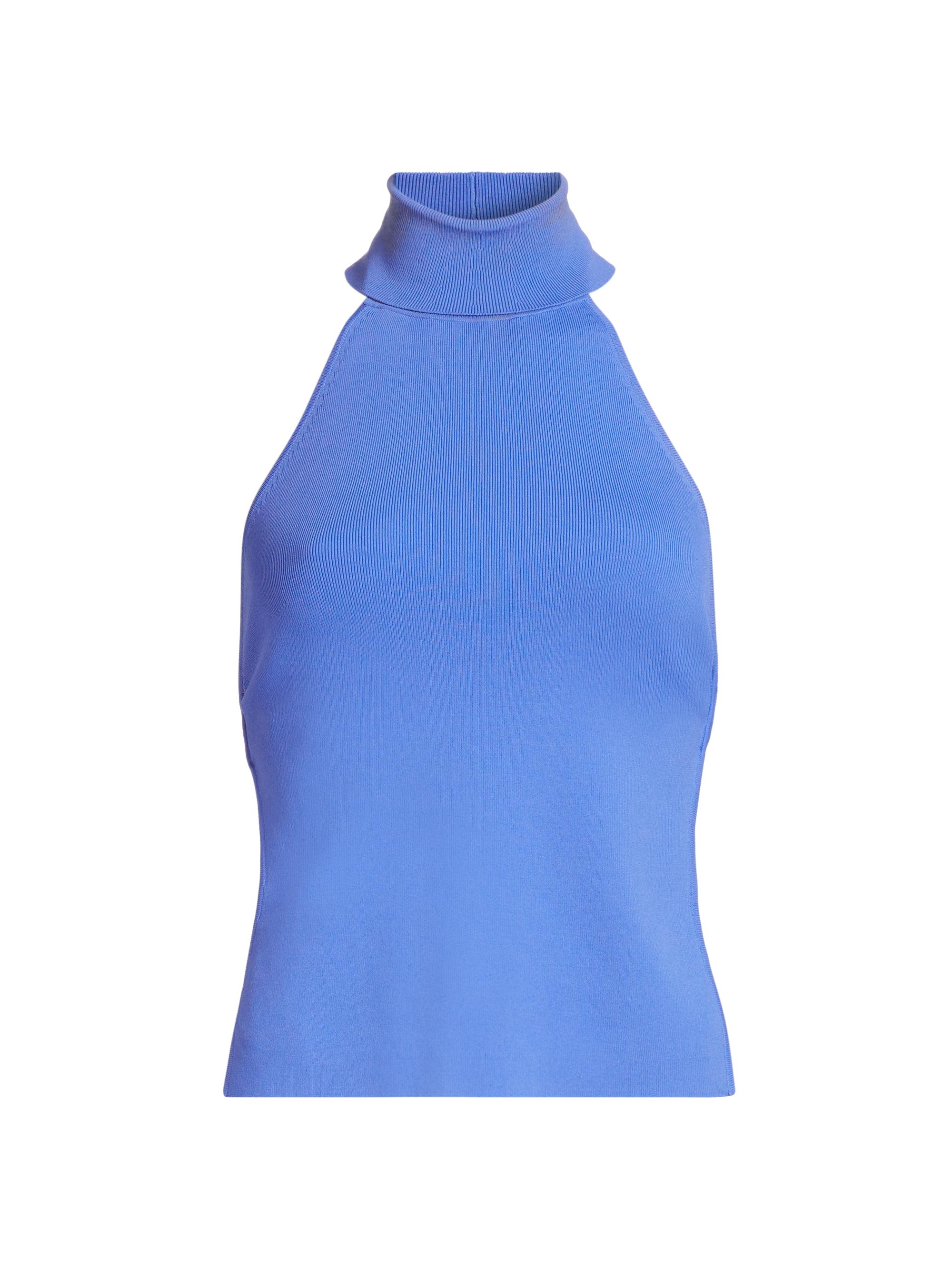 Cult Gaia Women's Wake Rib-Knit Turtleneck Top - Capri