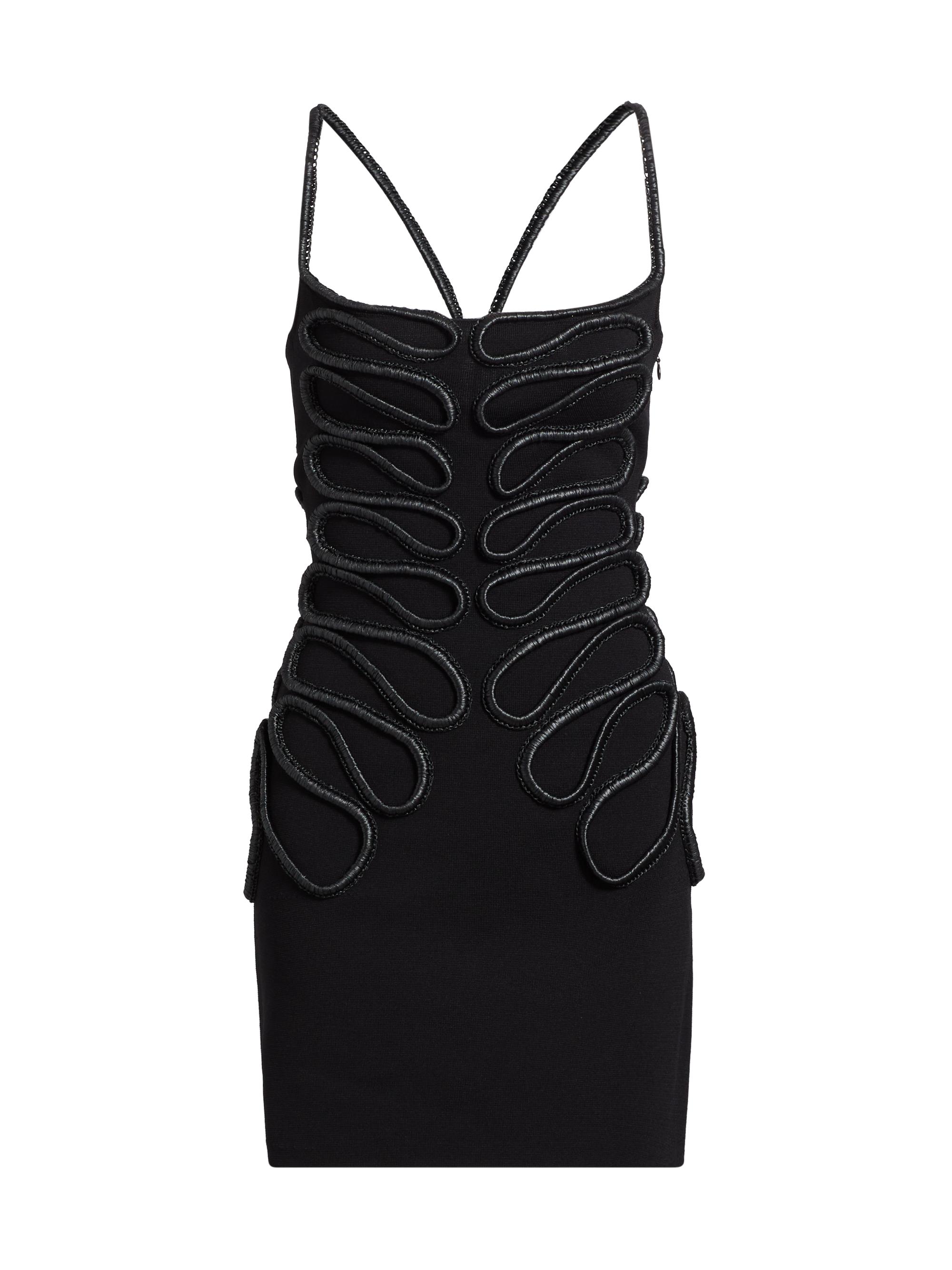 Cult Gaia Aimee Embroidered Knit Minidress | Saks Fifth Avenue