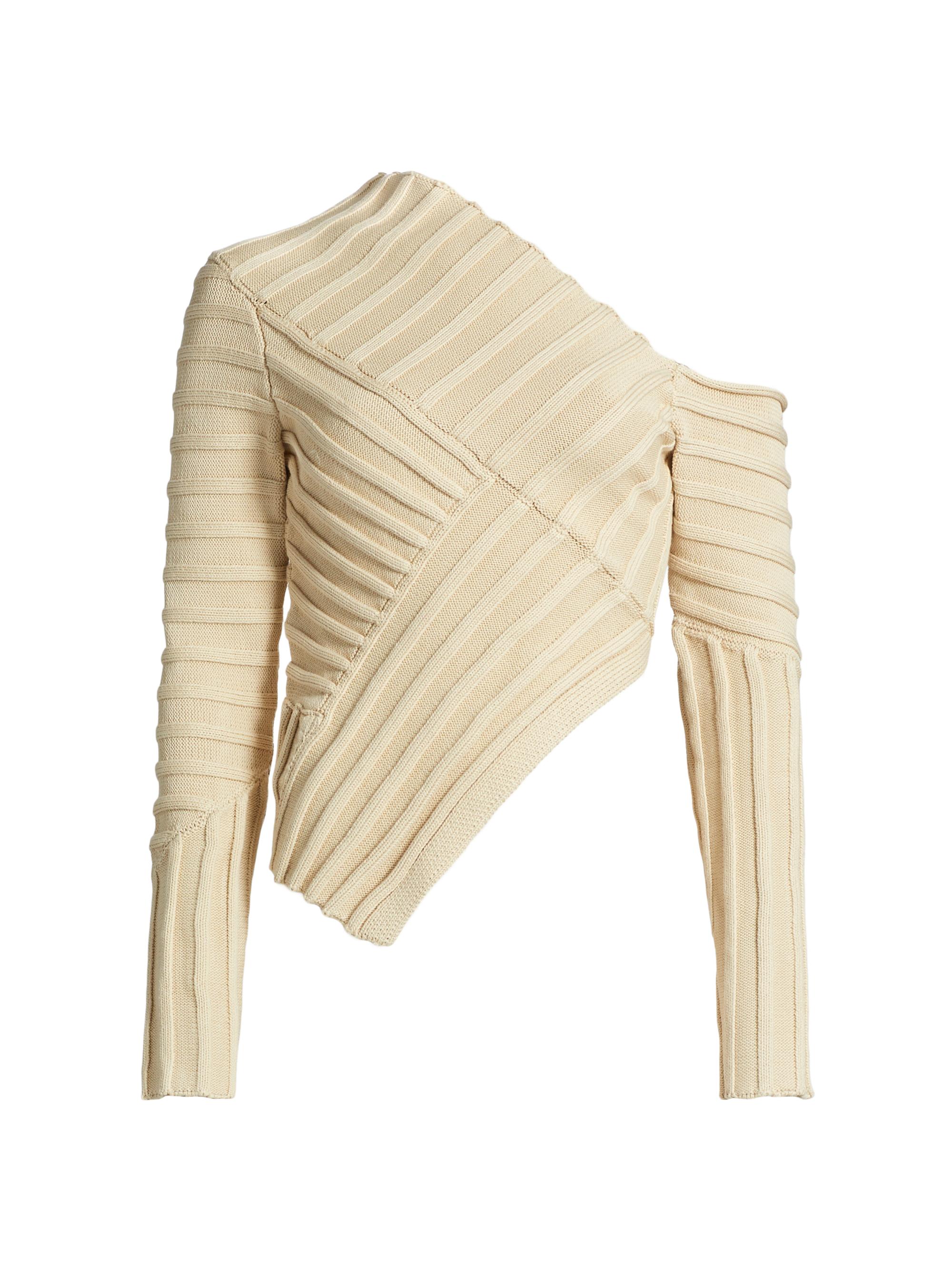 Cult Gaia Women's Jaidan Knit Asymmetric Top - Beach