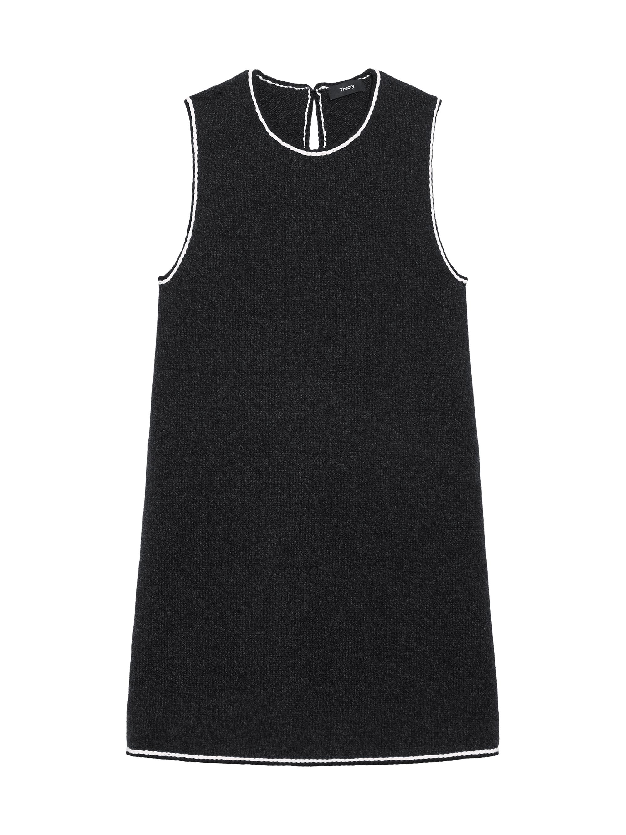 Theory Women's Felted Tweed Sheath Dress - Black Multi