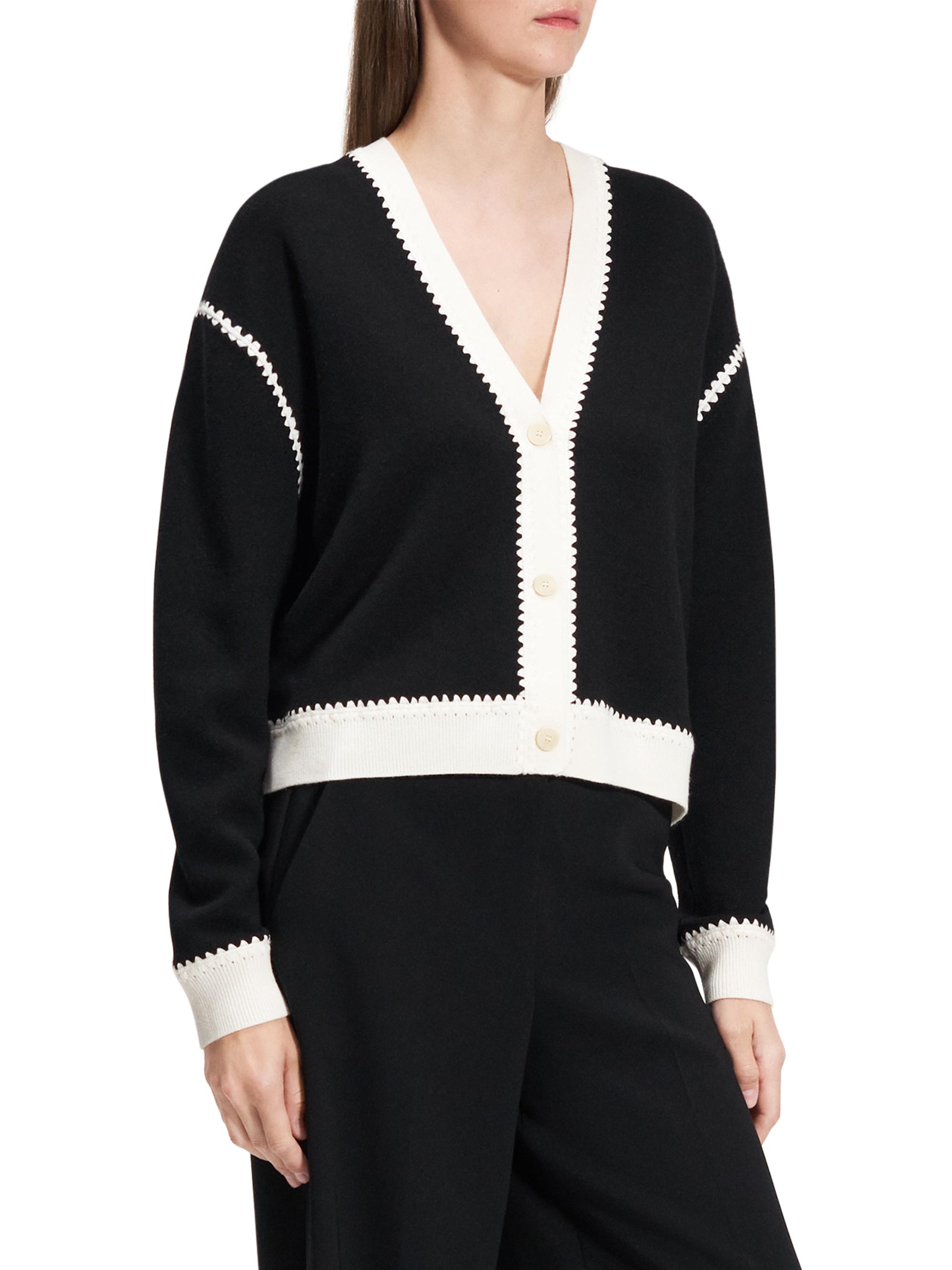 ✨2024✨セオリー MORTONWOOL/BLANKET ST Cardi　S Theory Blanket Wool Cardigan | Saks Fifth Avenue