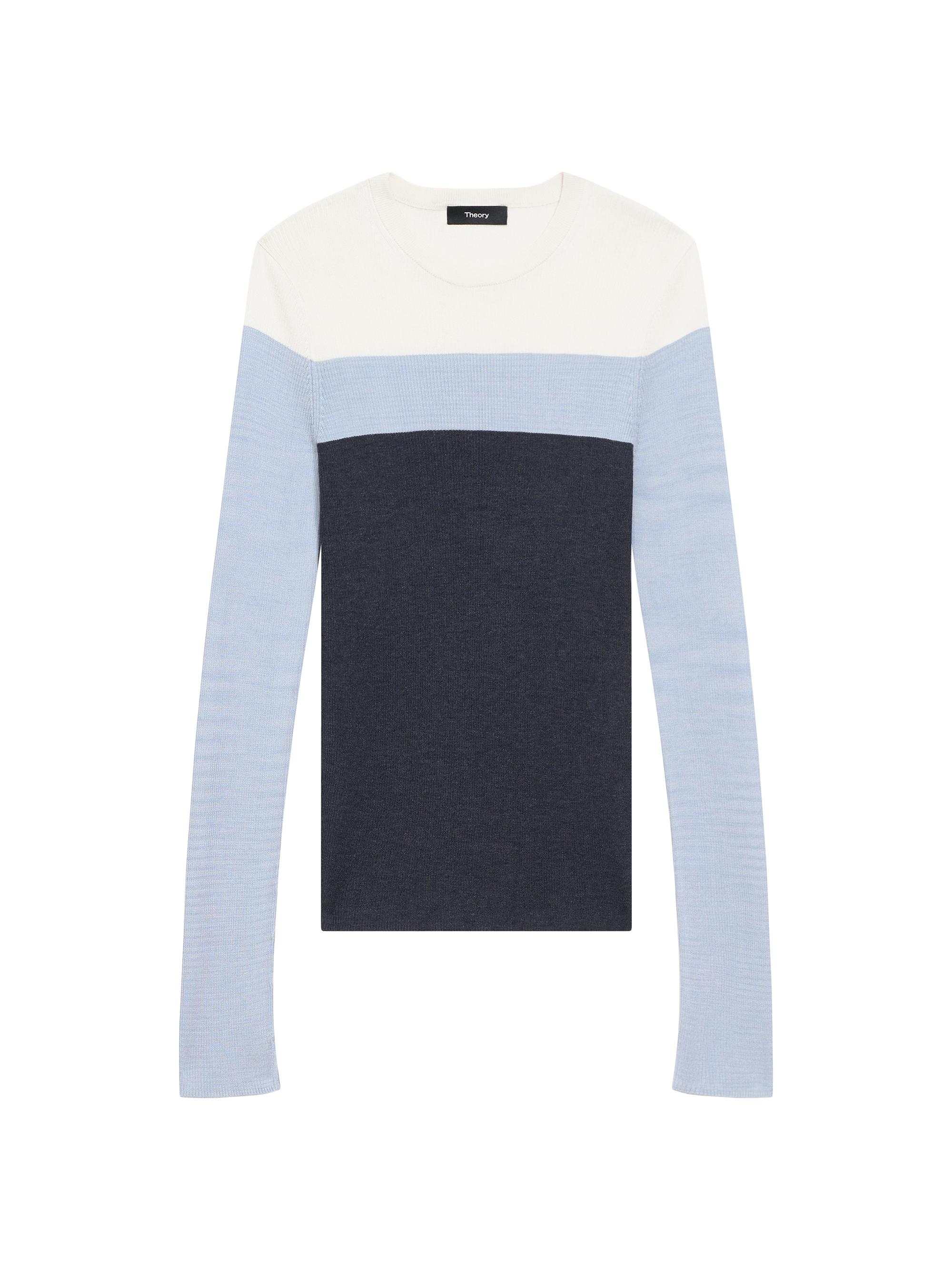 Theory Mirzi Striped Rib-Knit Shirt | Saks Fifth Avenue