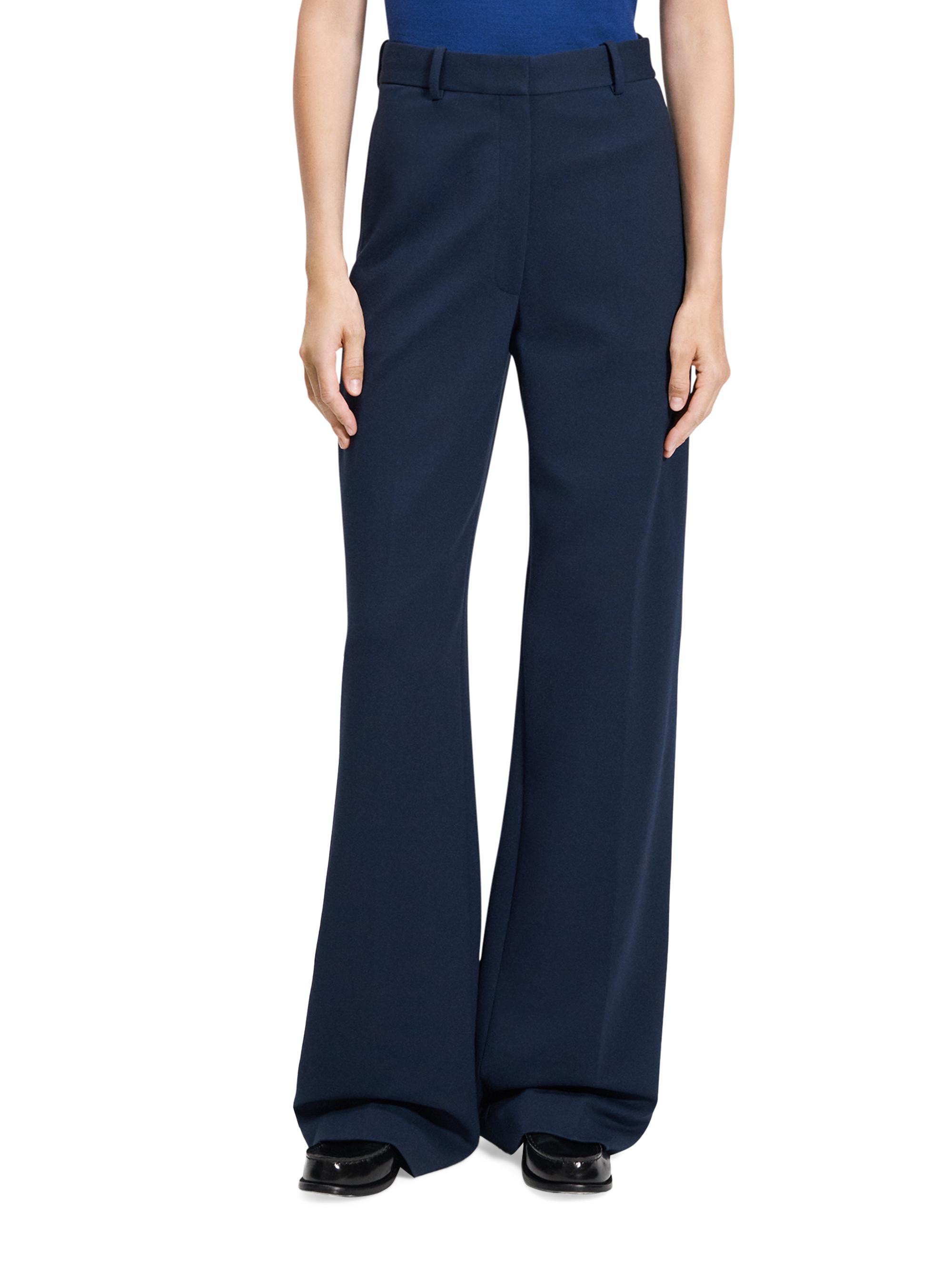 Theory Classic Wide-Leg Trousers | Saks Fifth Avenue
