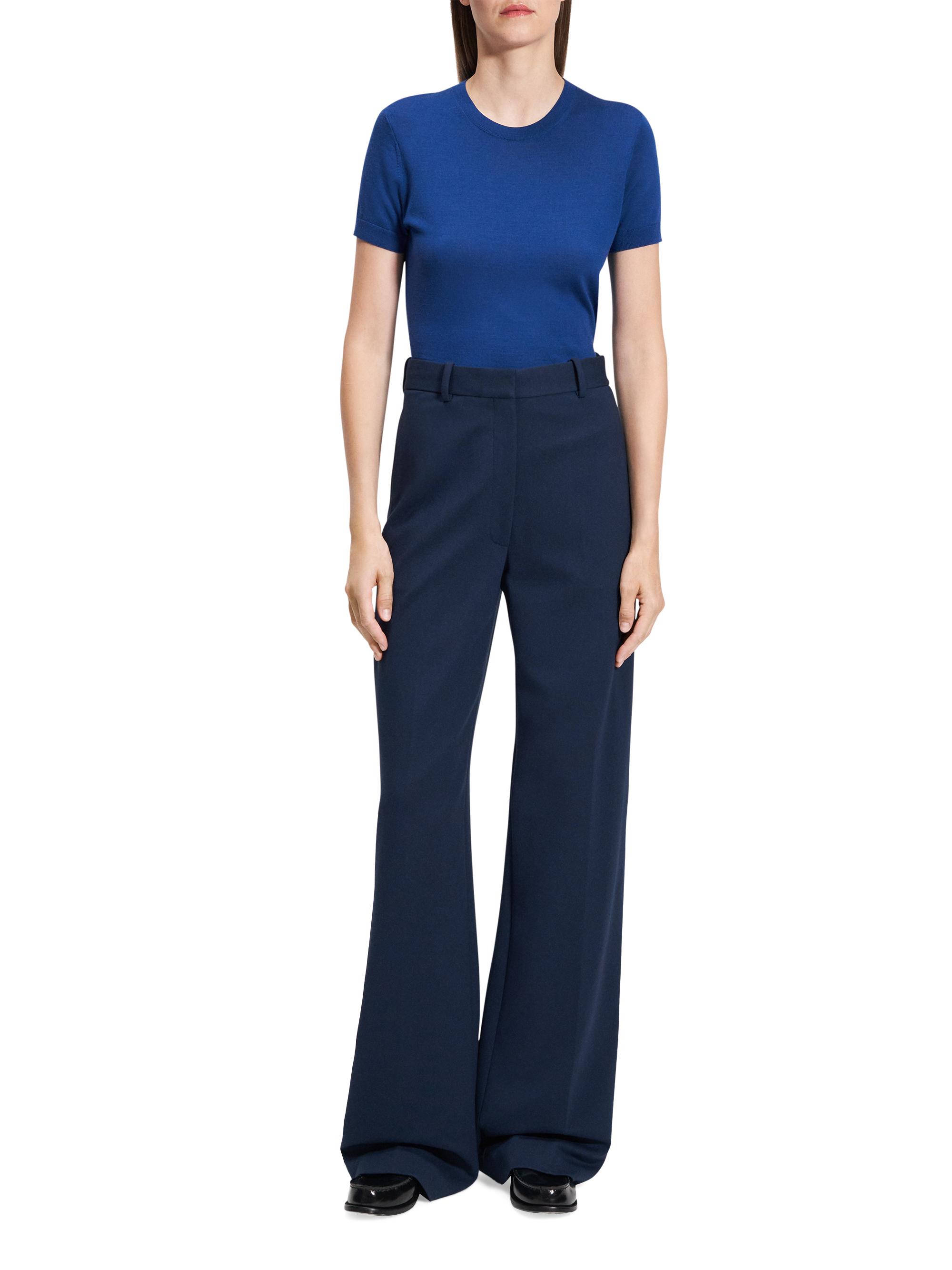 Theory Classic Wide-Leg Trousers | Saks Fifth Avenue