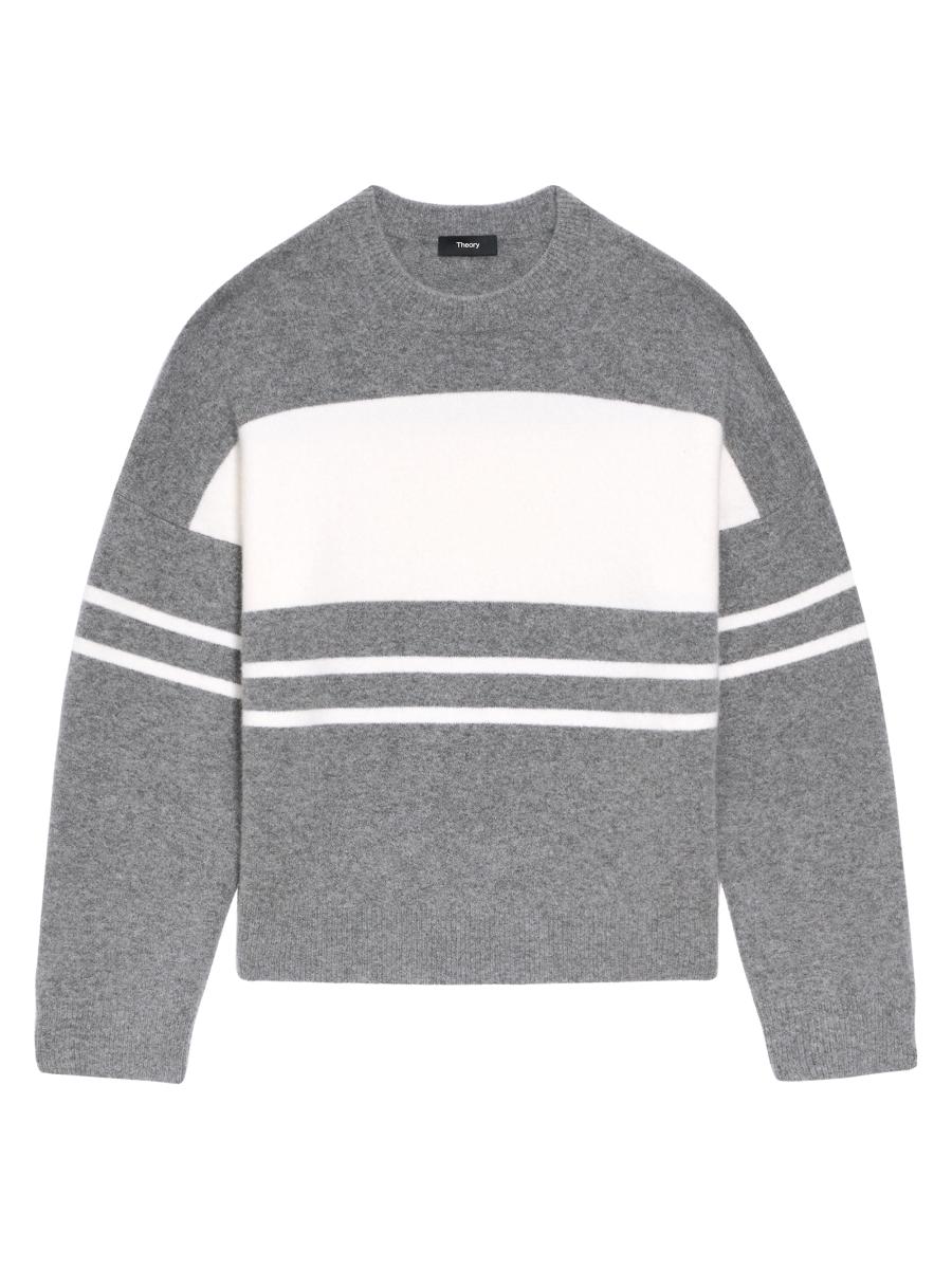 Kolor uneven セーター　2018aw Theory Color Block Wool-Blend Sweater | Saks Fifth Avenue