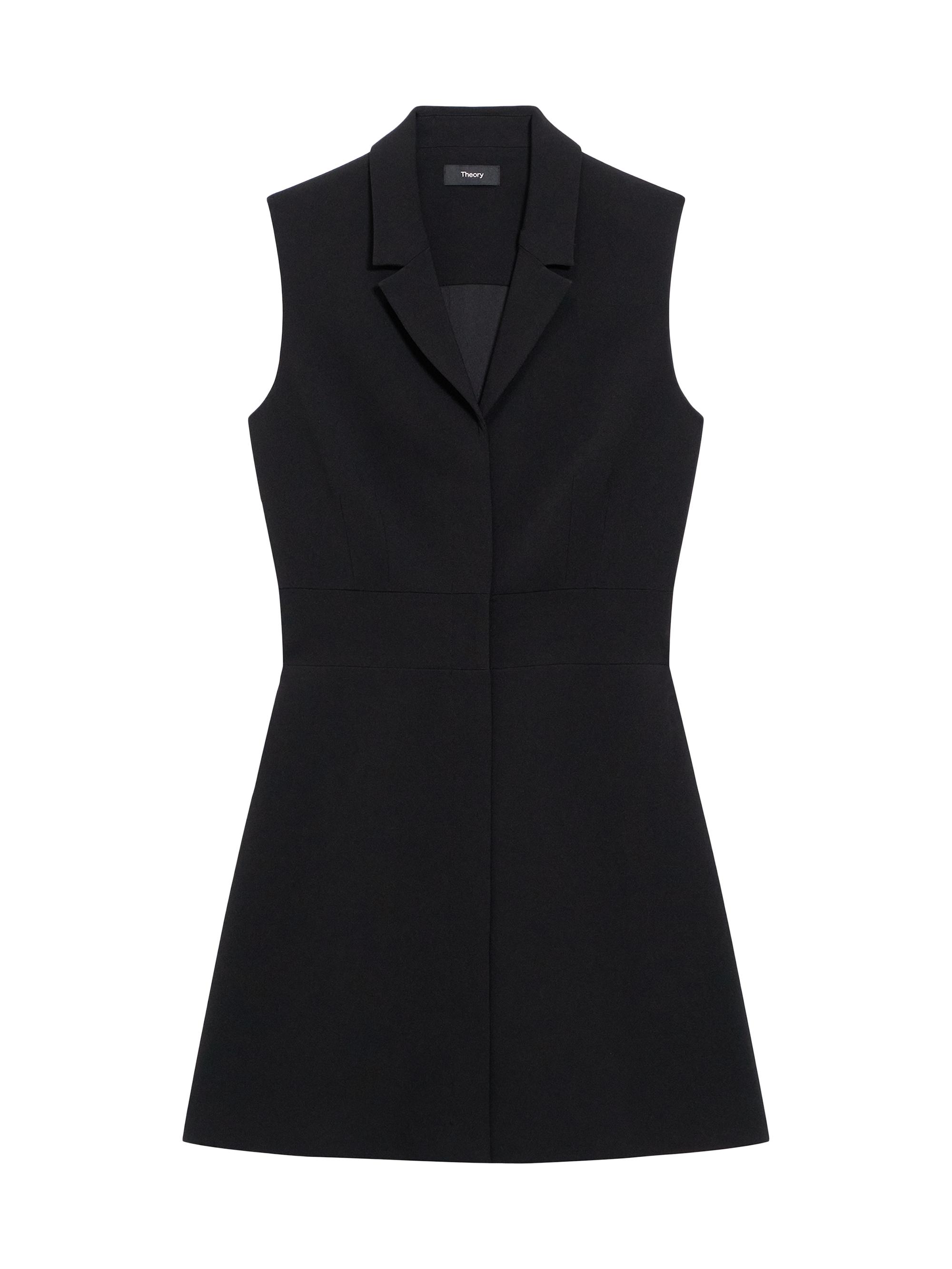 Theory Women's Front-Zip Minidress - Black