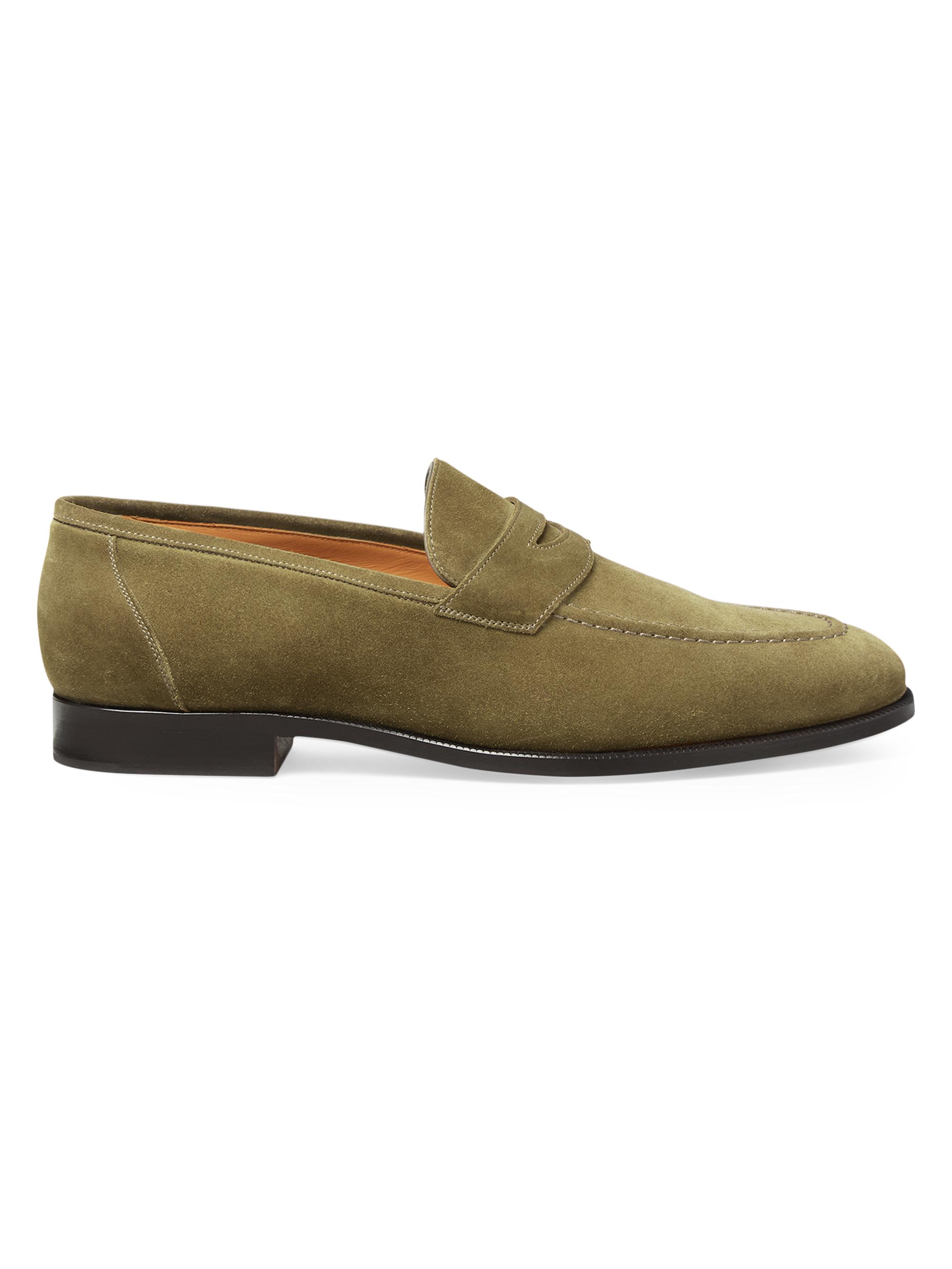 Loro Piana Summer Walk Suede Loafers | Saks Fifth Avenue