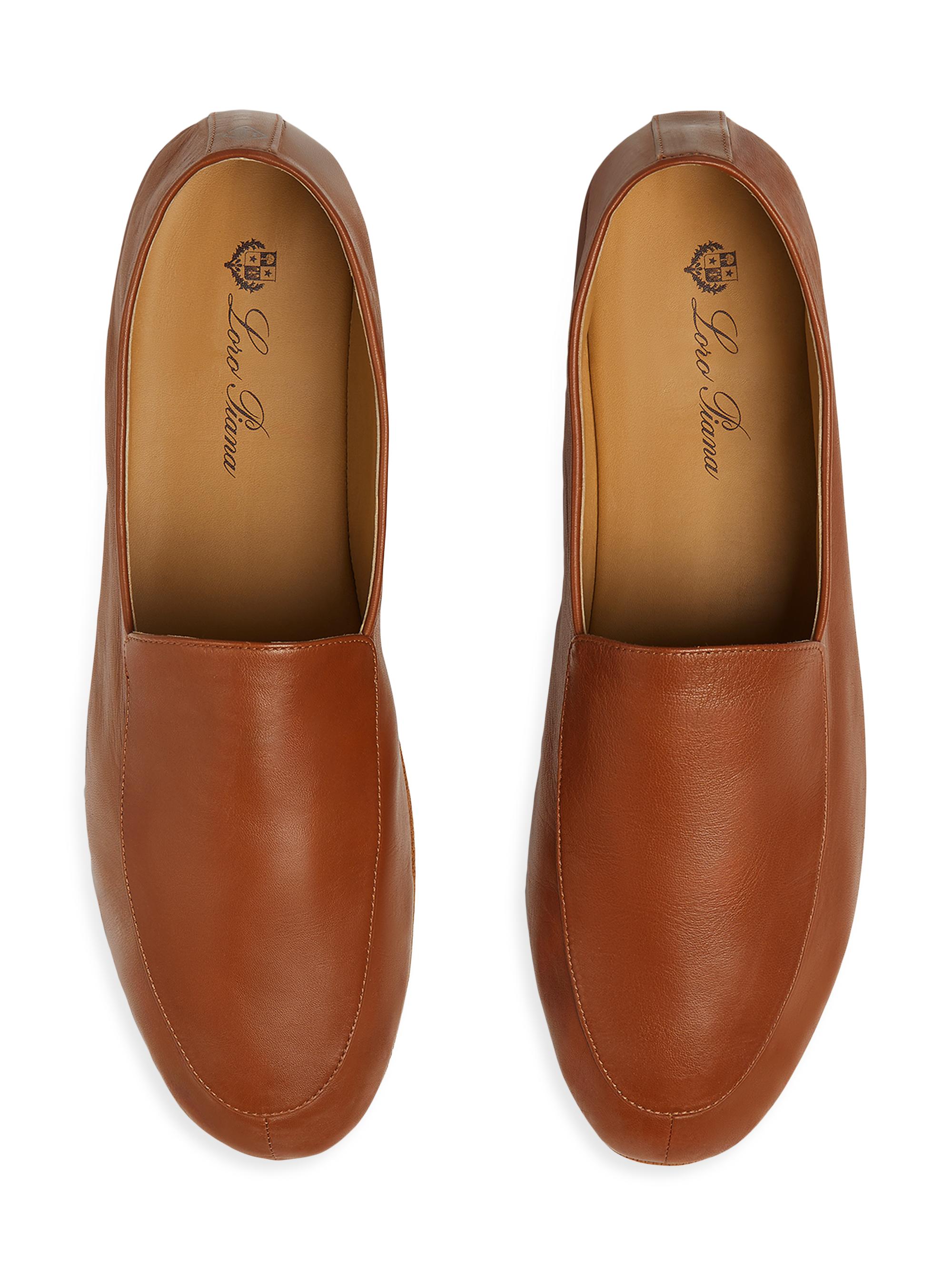 Loro Piana Anton Walk Soft Leather Loafers | Saks Fifth Avenue