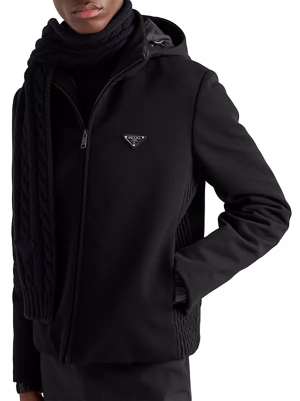 Shop Prada Stretch Technical Fabric Jacket | Saks Fifth Avenue Shop Prada Stretch Technical Fabric Jacket | Saks Fifth Avenue