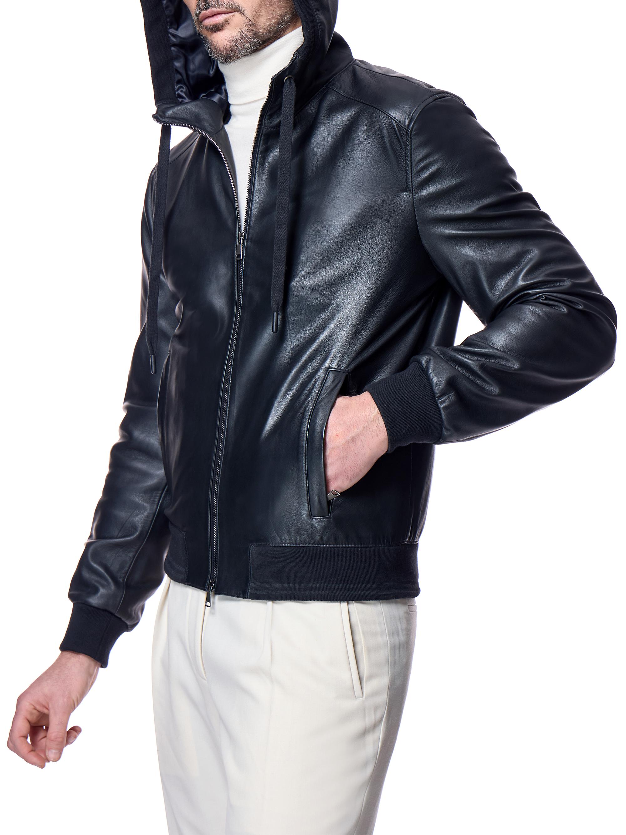 bell maxim☆羊革☆ leather 'bomber jacket