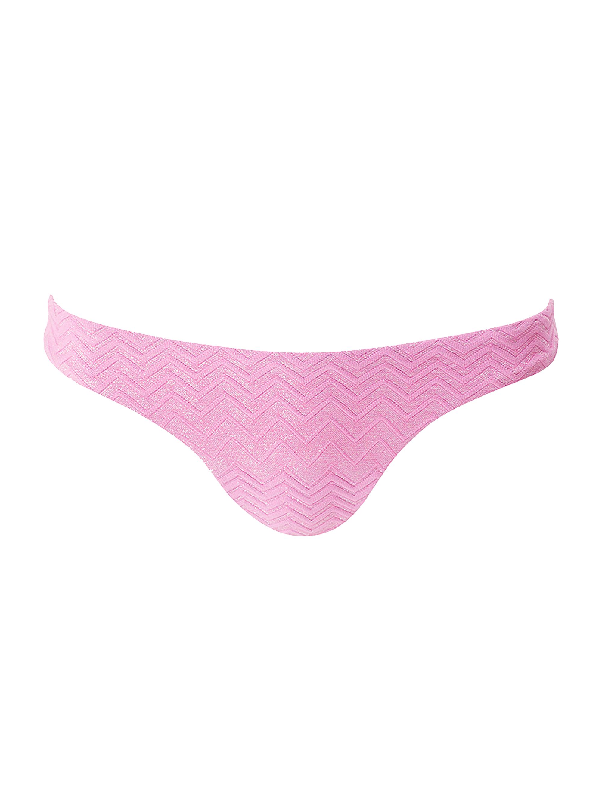 Melissa Odabash Women's Toulouse Hipster Bikini Bottom - Zigzag Pink