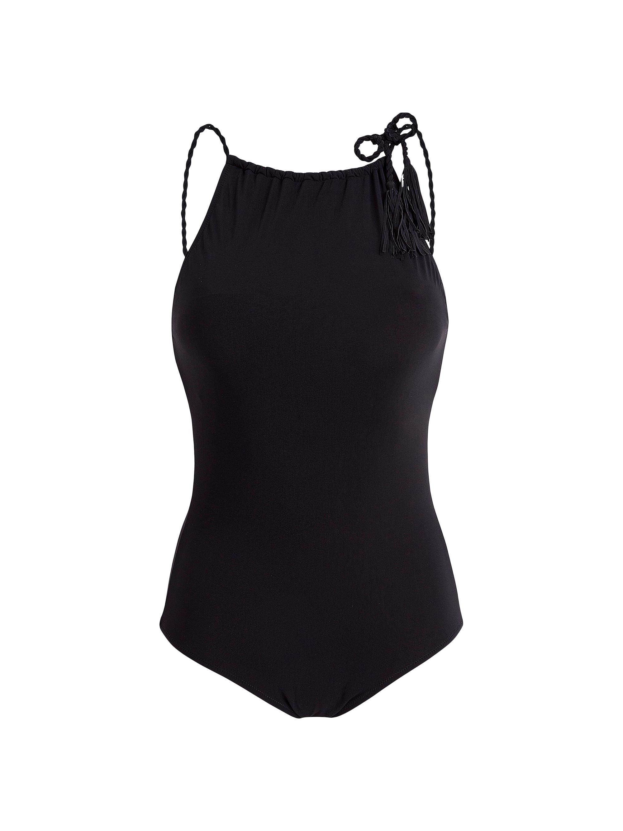 Vilebrequin Women's Tresses Jersey One-Piece Swimsuit - Black Noir